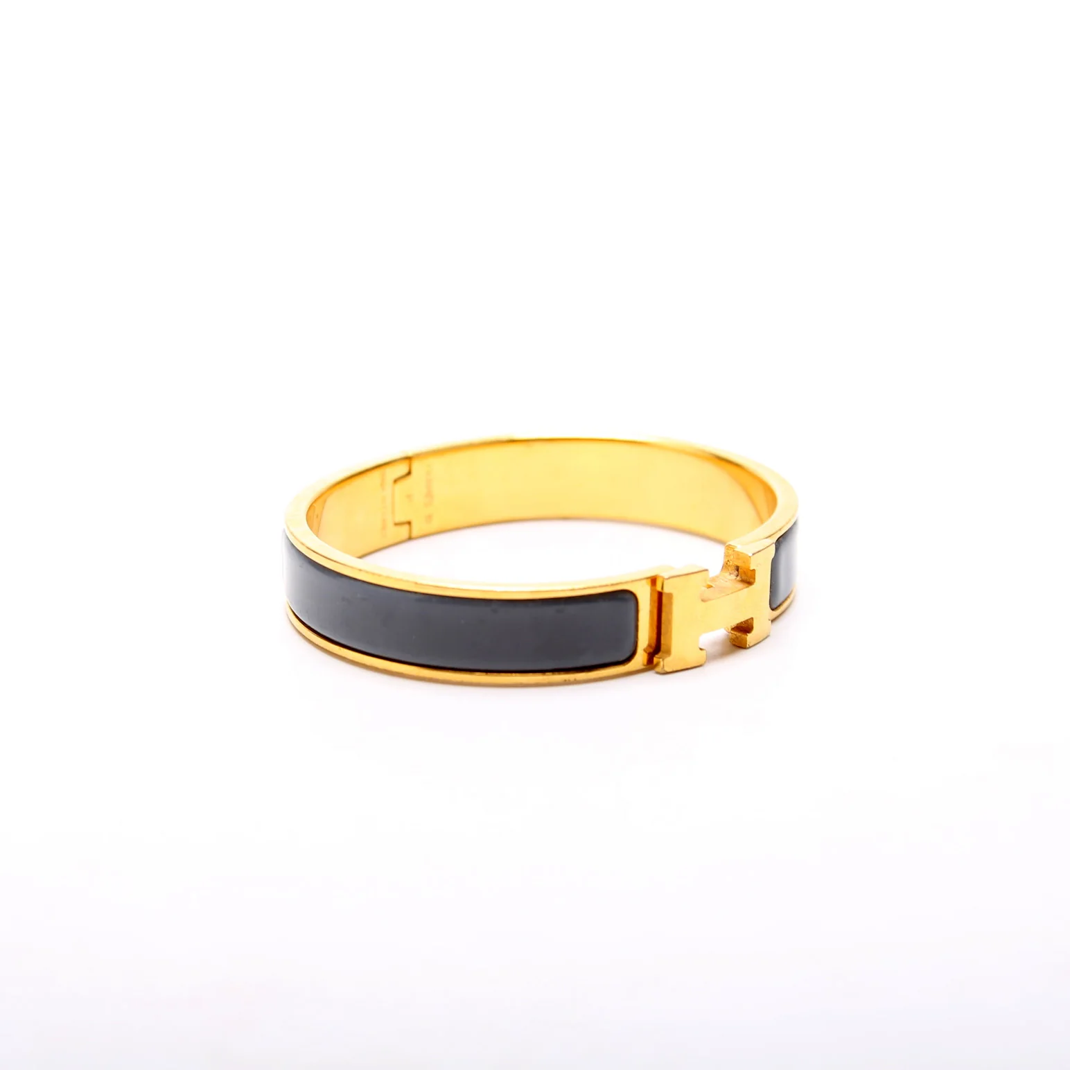 Clic Clac Narrow GM Bracelet Gold/Grey - Image 2