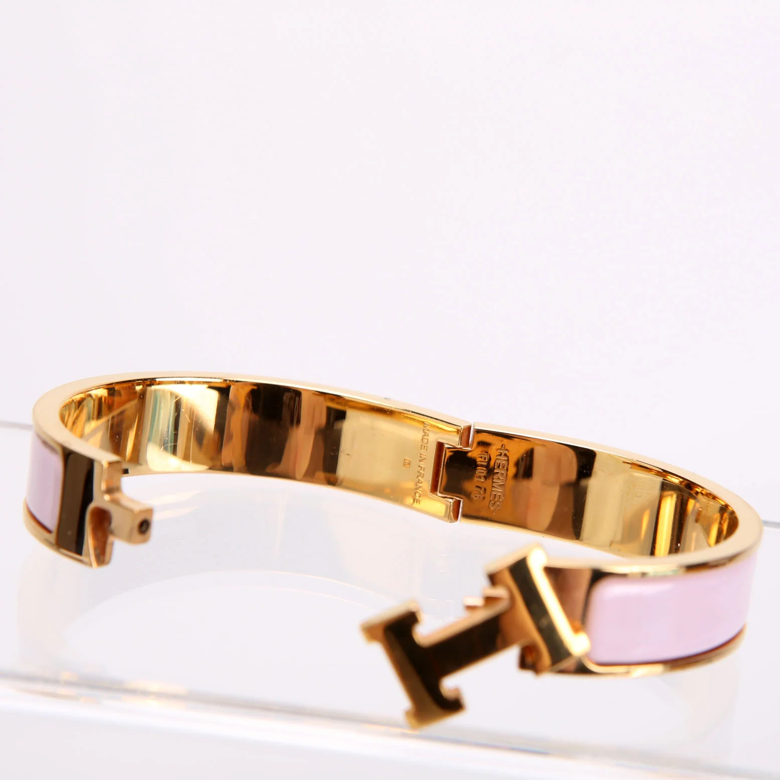Clic Clac Narrow GM Bracelet Gold/Pink - Image 5