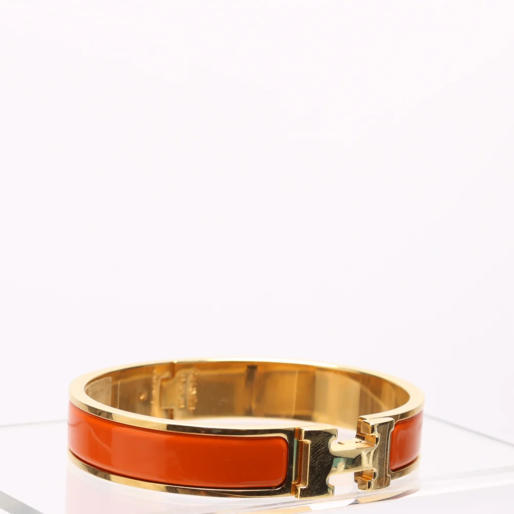 Clic Clac Narrow GM Bracelet Orange - Image 2