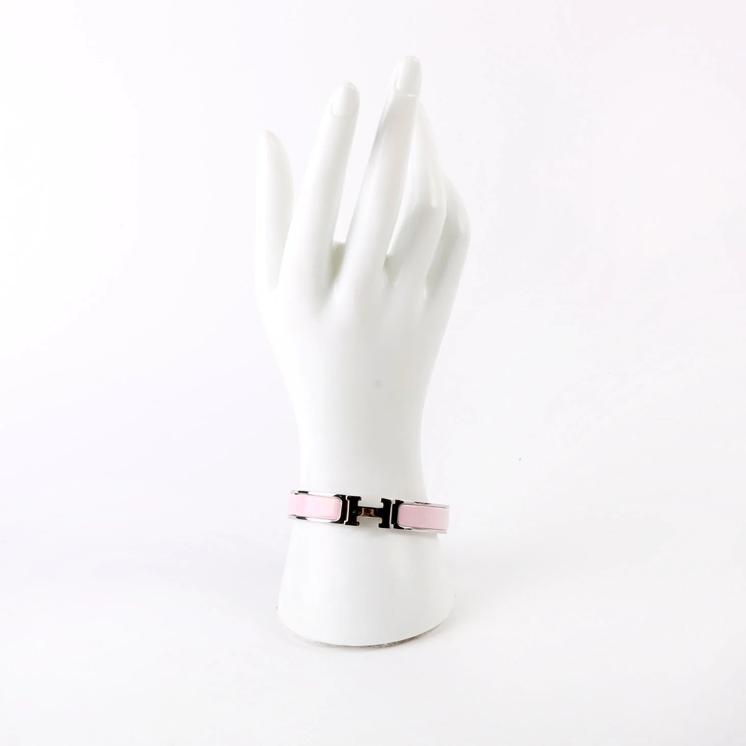Clic Clac Narrow GM Bracelet Silver/Pink - Image 7