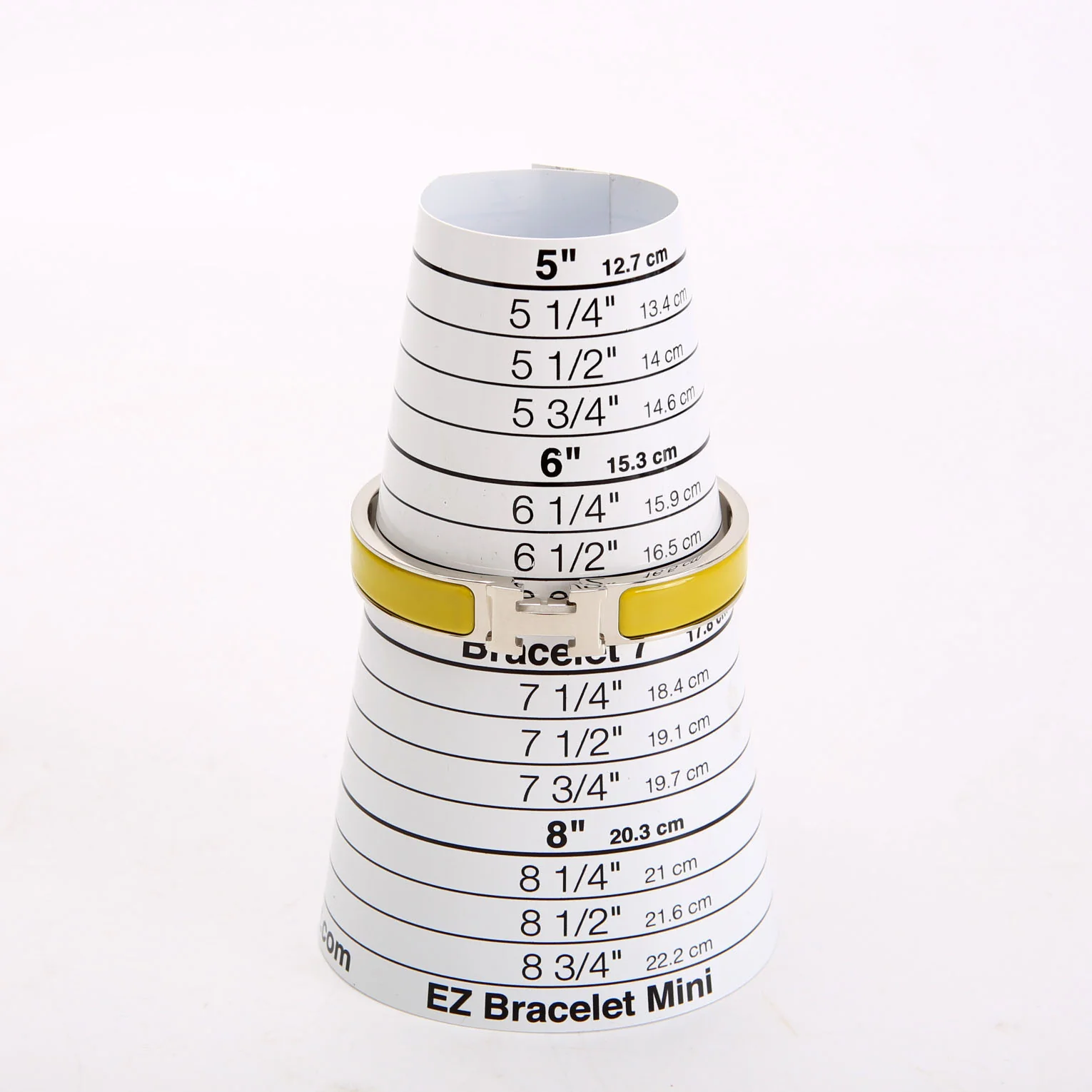 Clic Clac Narrow GM Bracelet Silver/Yellow - Image 5