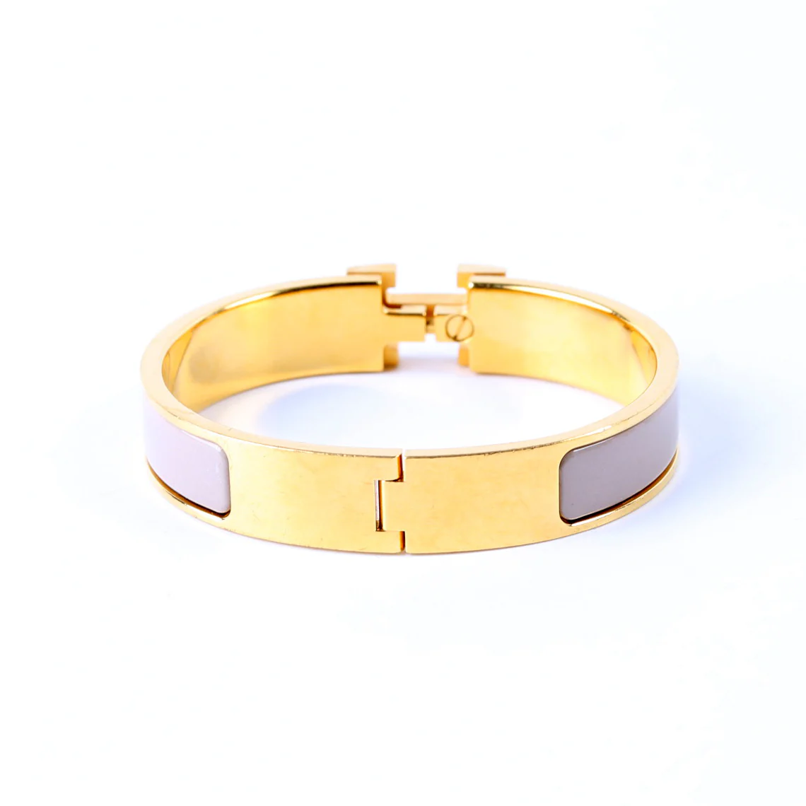 Clic Clac Narrow PM Bracelet Gold/Beige - Image 3