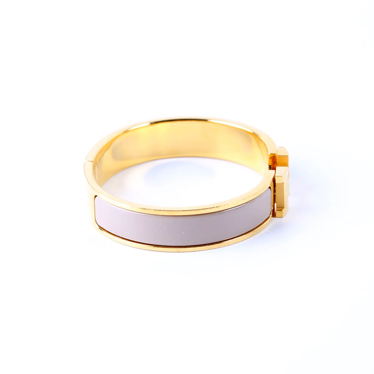 Clic Clac Narrow PM Bracelet Gold/Beige - Image 4