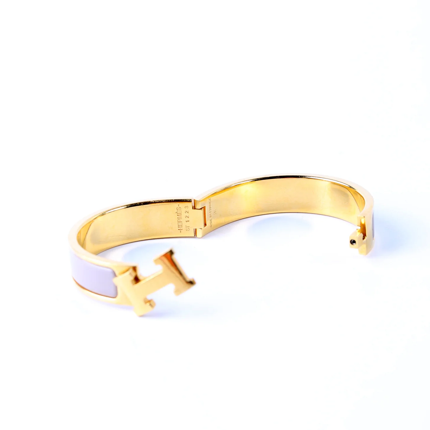 Clic Clac Narrow PM Bracelet Gold/Beige - Image 5