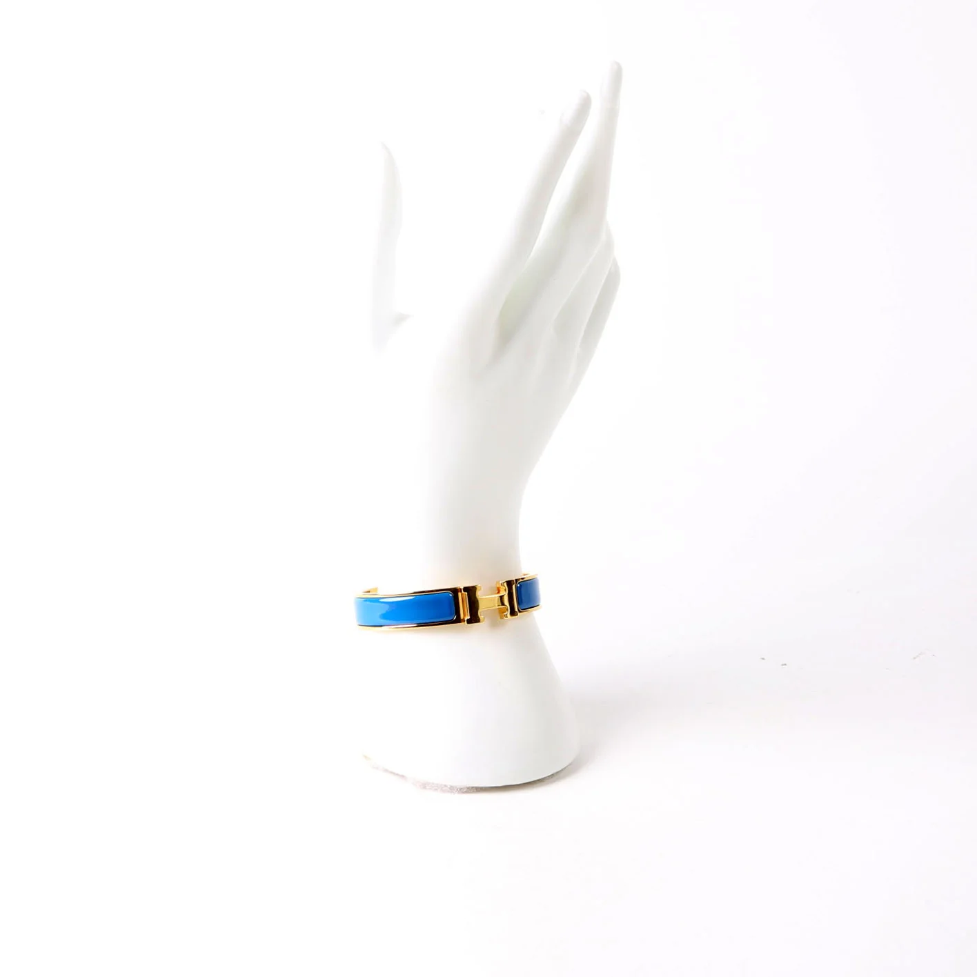 Clic Clac Narrow PM Bracelet Gold/Blue - Image 6
