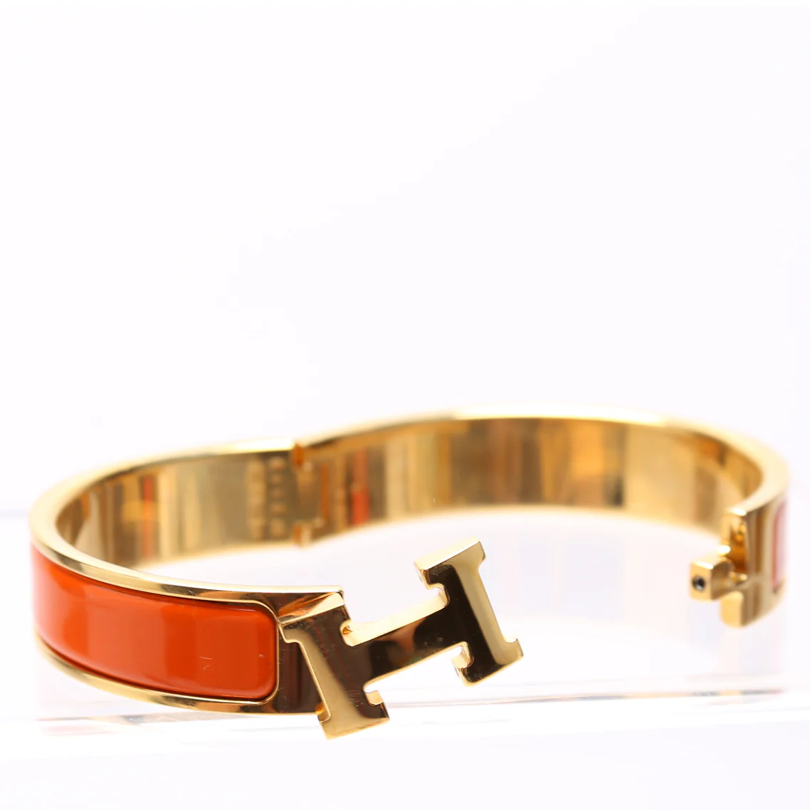 Clic Clac Narrow PM Bracelet Gold/Orange - Image 5