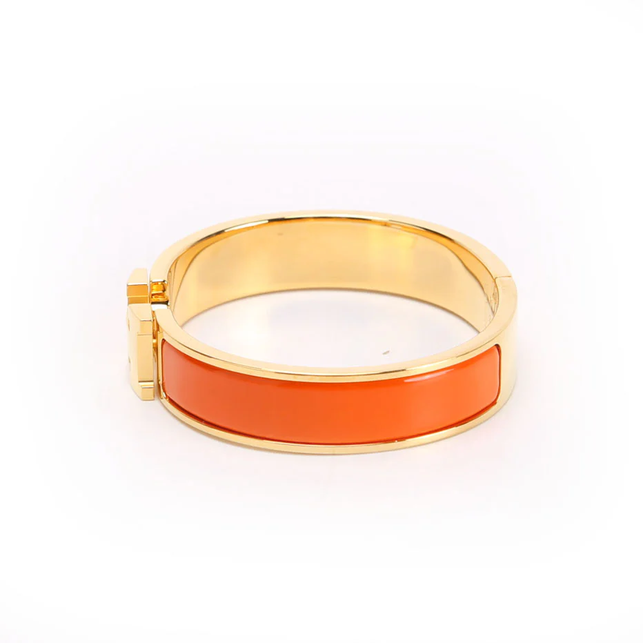 Clic Clac Narrow PM Bracelet Gold/Orange - Image 4
