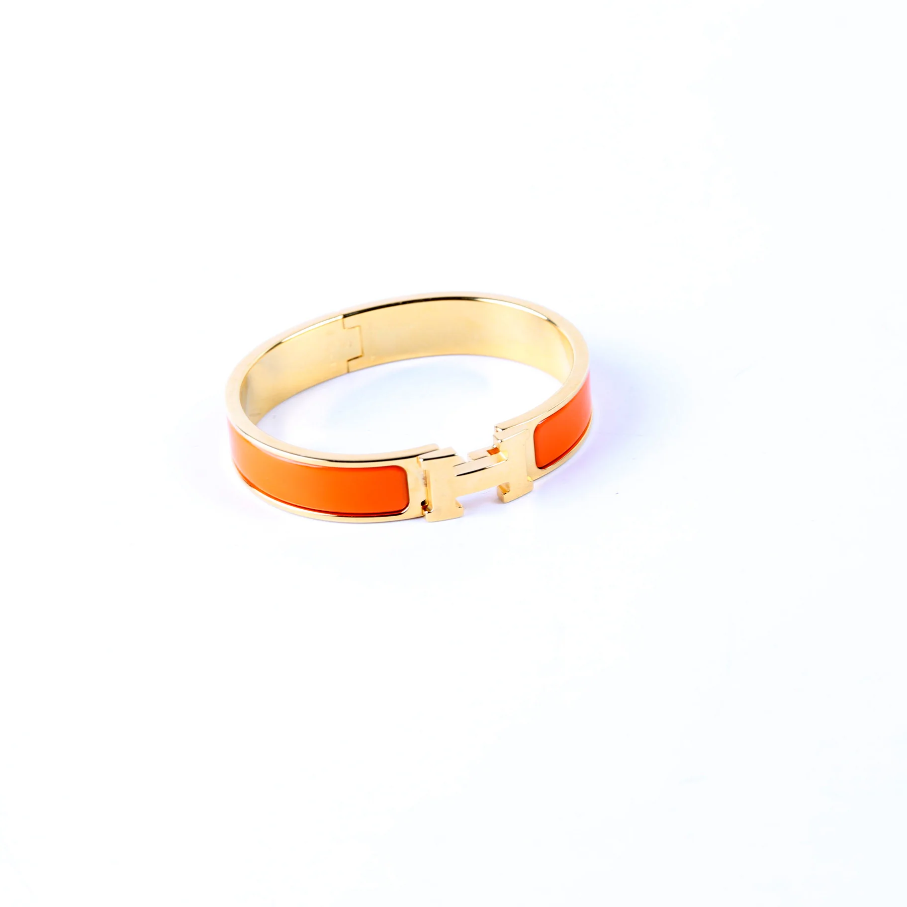 Clic Clac Narrow PM Bracelet Gold/Orange - Image 7