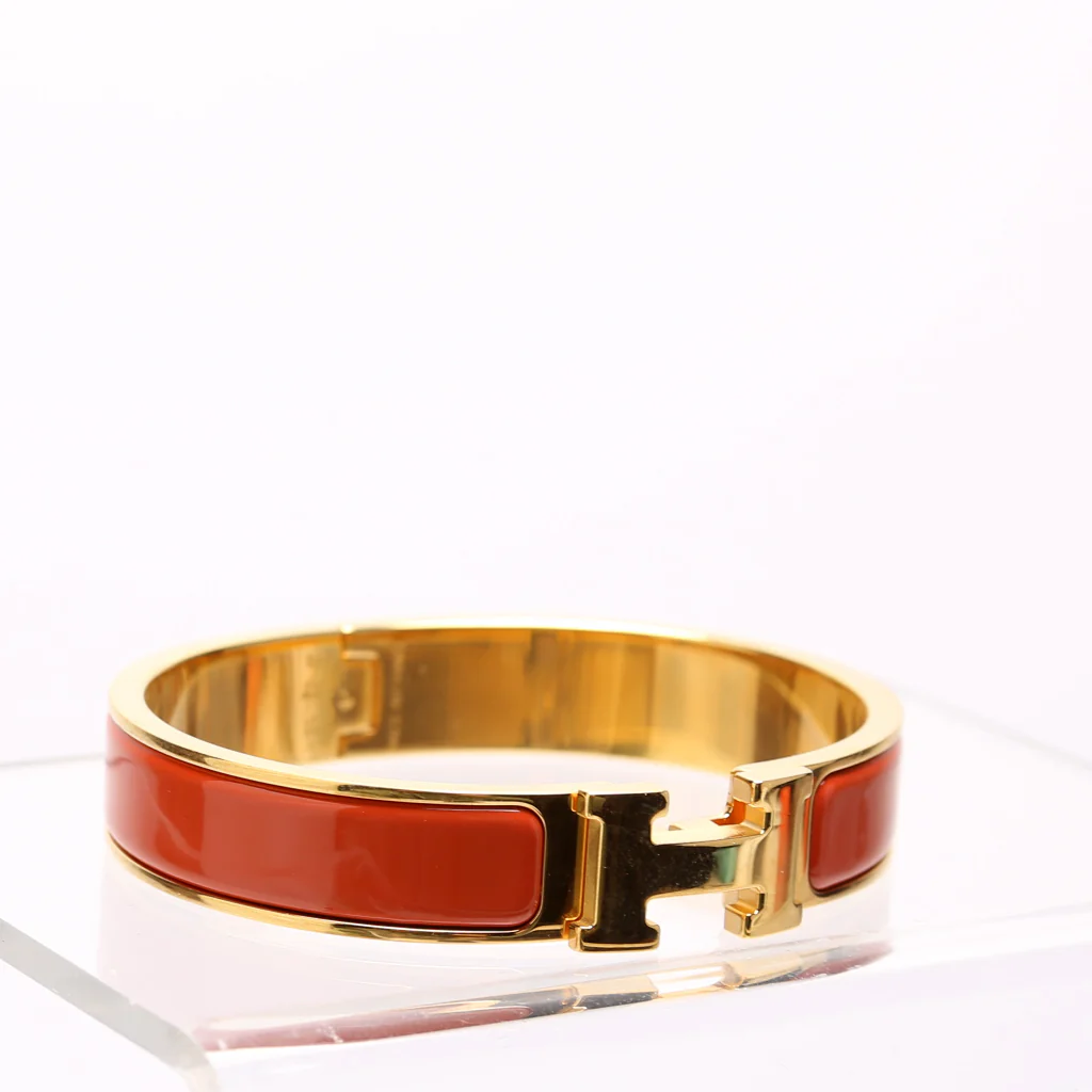 Clic Clac Narrow PM Bracelet Gold/Orange - Image 2
