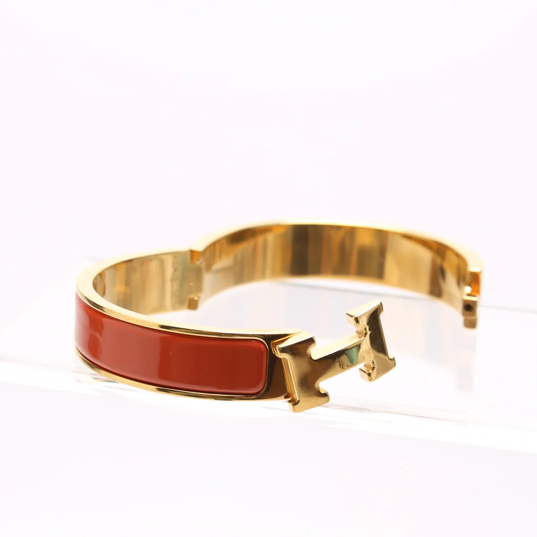 Clic Clac Narrow PM Bracelet Gold/Orange - Image 4