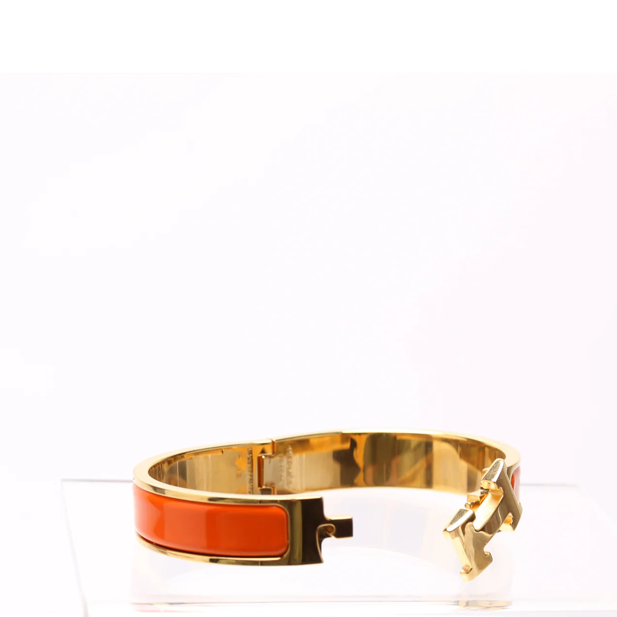 Clic Clac Narrow PM Bracelet Gold/Orange - Image 4
