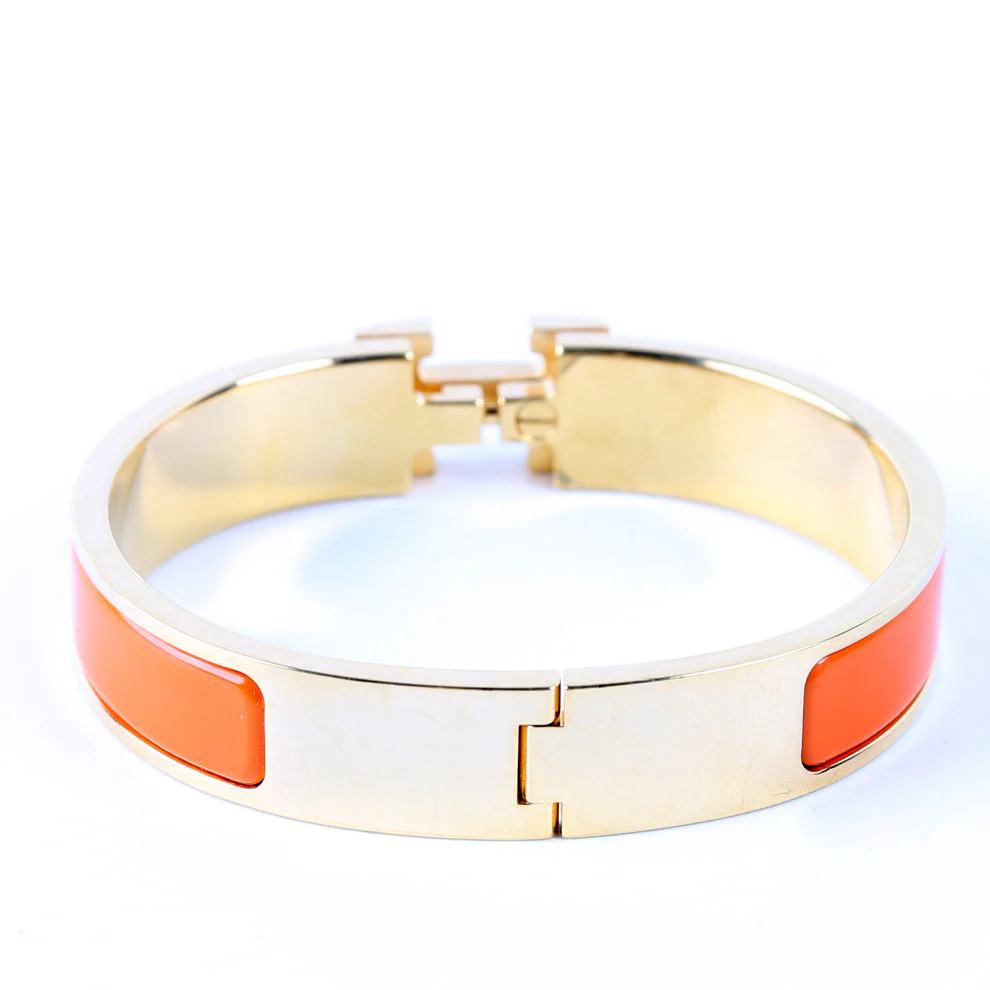 Clic Clac Narrow PM Bracelet Gold/Orange - Image 3