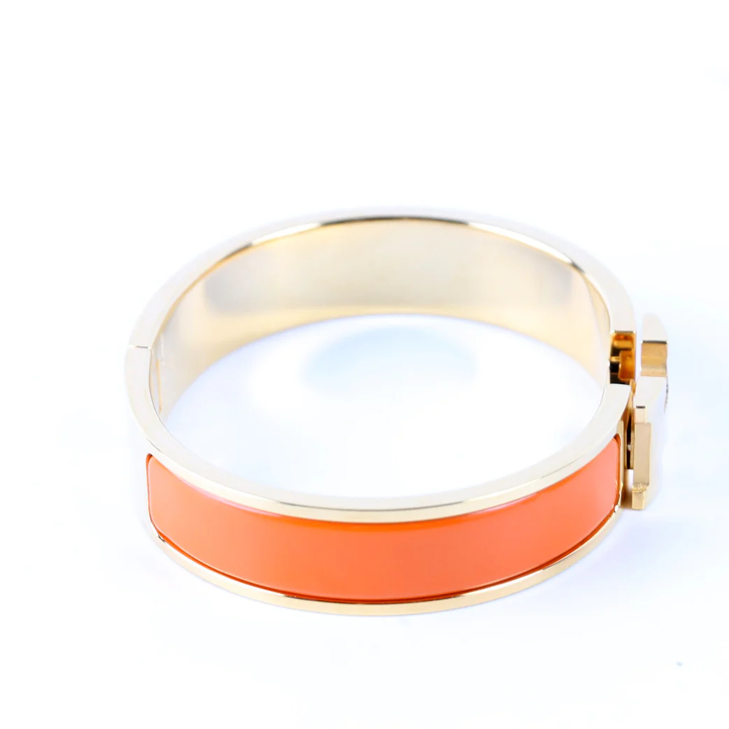 Clic Clac Narrow PM Bracelet Gold/Orange - Image 4
