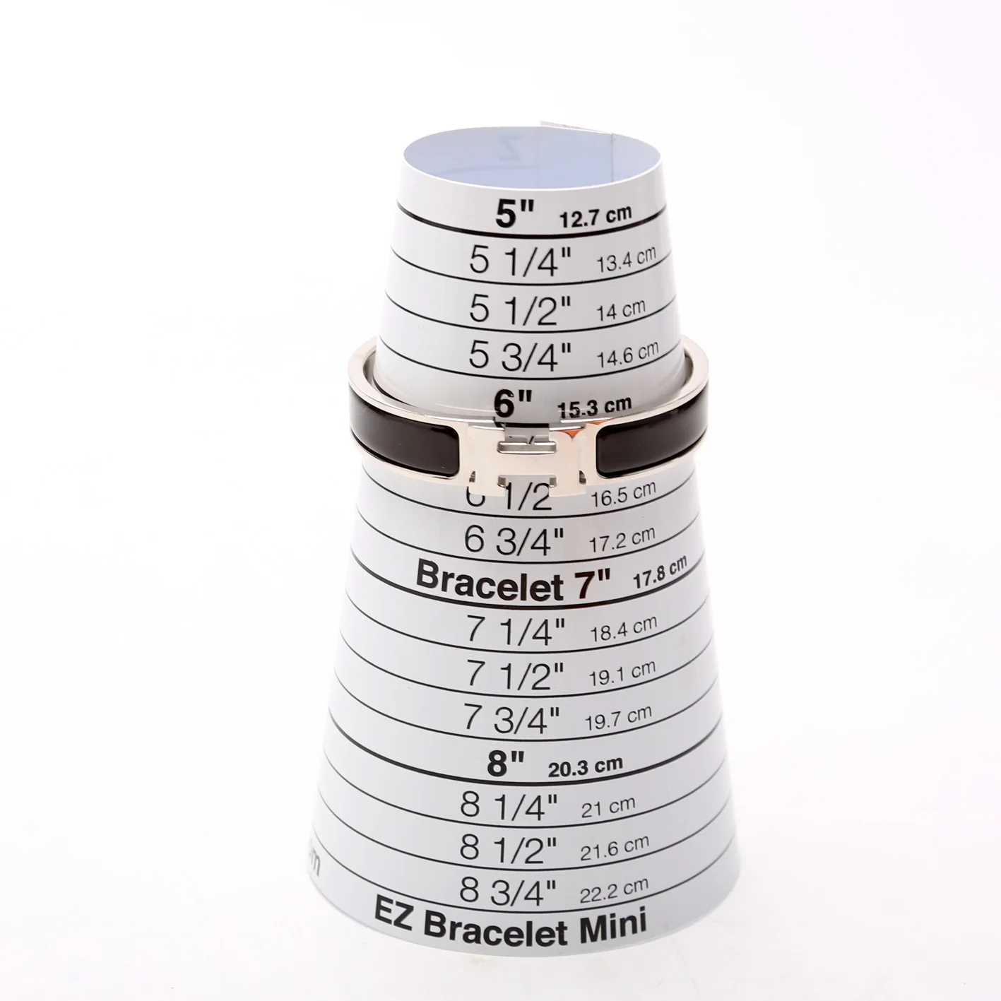 Clic Clac Narrow PM Bracelet Silver/Black - Image 5
