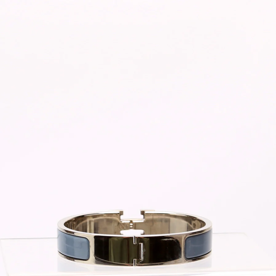 Clic Clac Narrow PM Bracelet Silver/Blue - Image 3