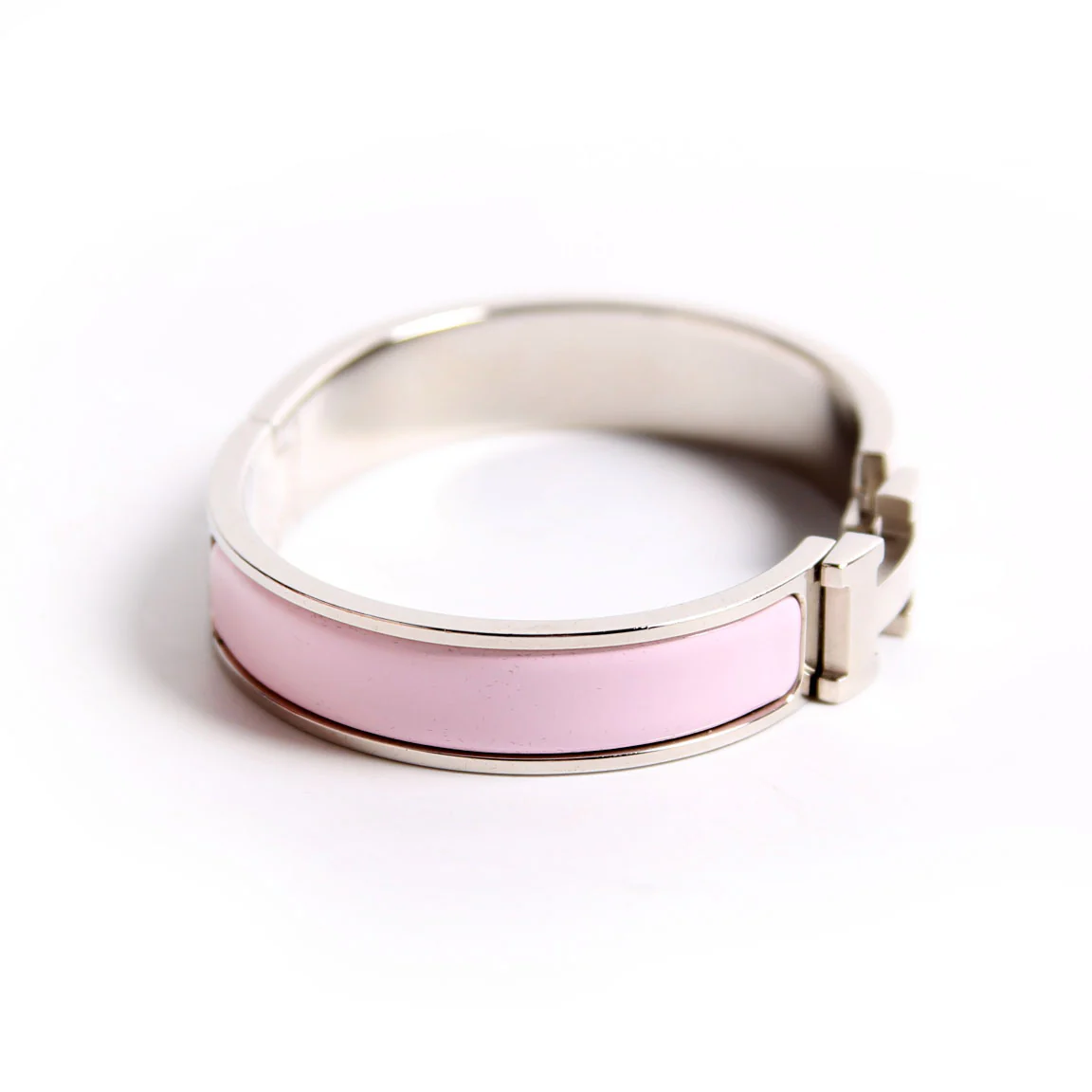 Clic Clac Narrow PM Bracelet Silver/Pink - Image 4