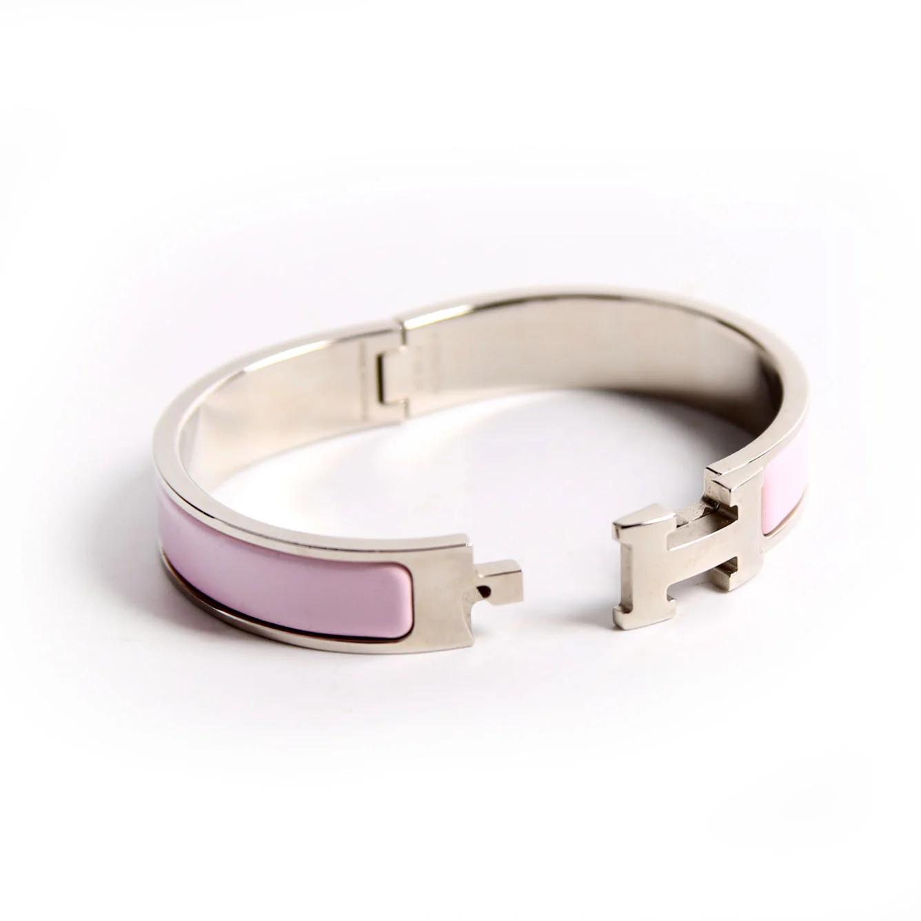 Clic Clac Narrow PM Bracelet Silver/Pink - Image 6