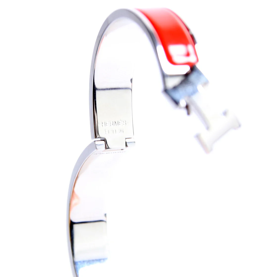 Clic Clac Narrow PM Bracelet Silver/Red - Image 5