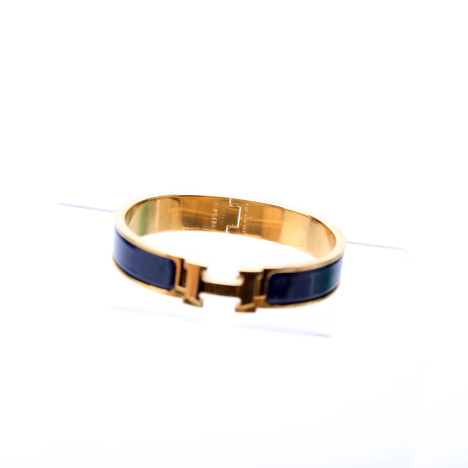 Clic Clac Narrow PM Navy/Gold - Image 3