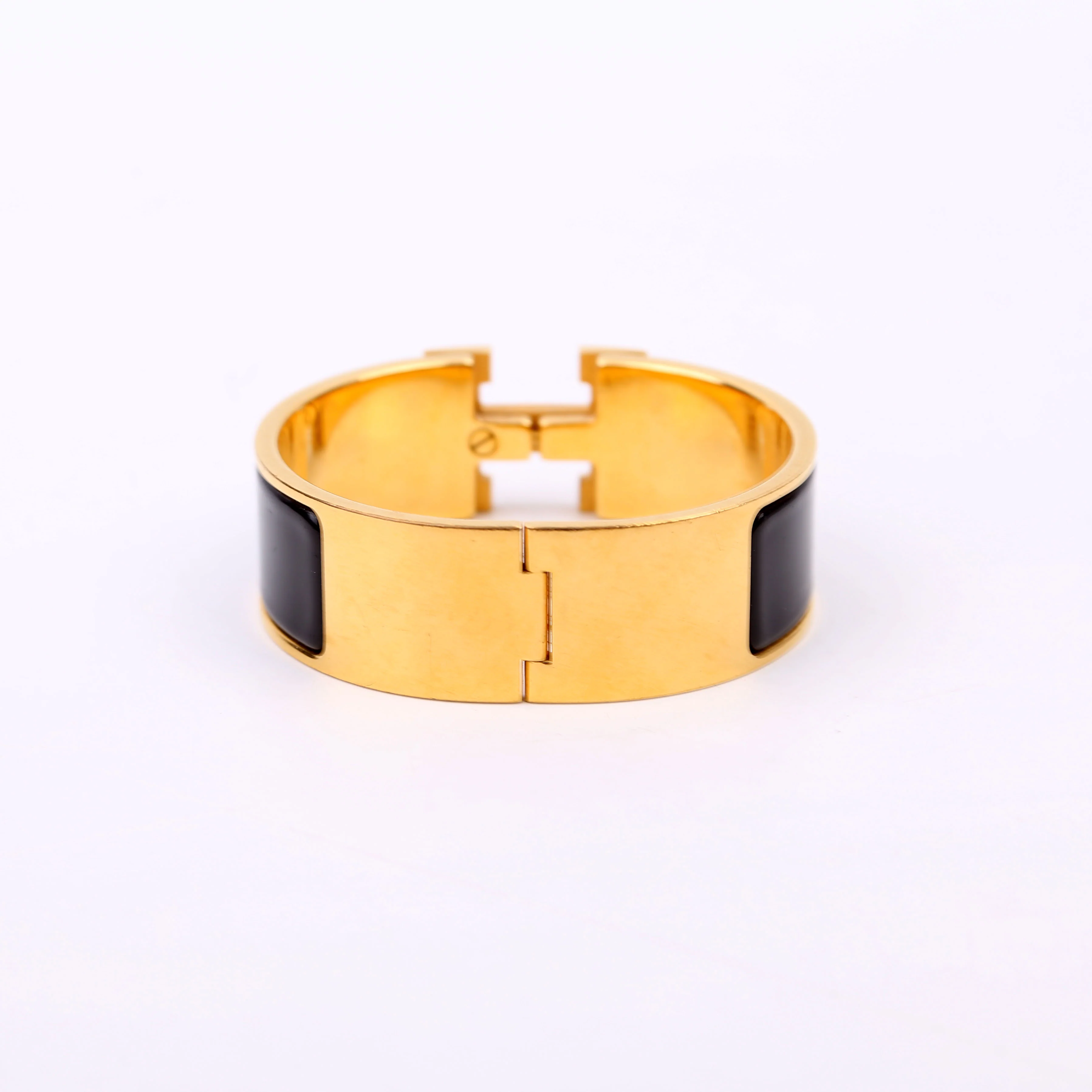 Clic Clac Wide PM Bracelet Gold/Black - Image 4