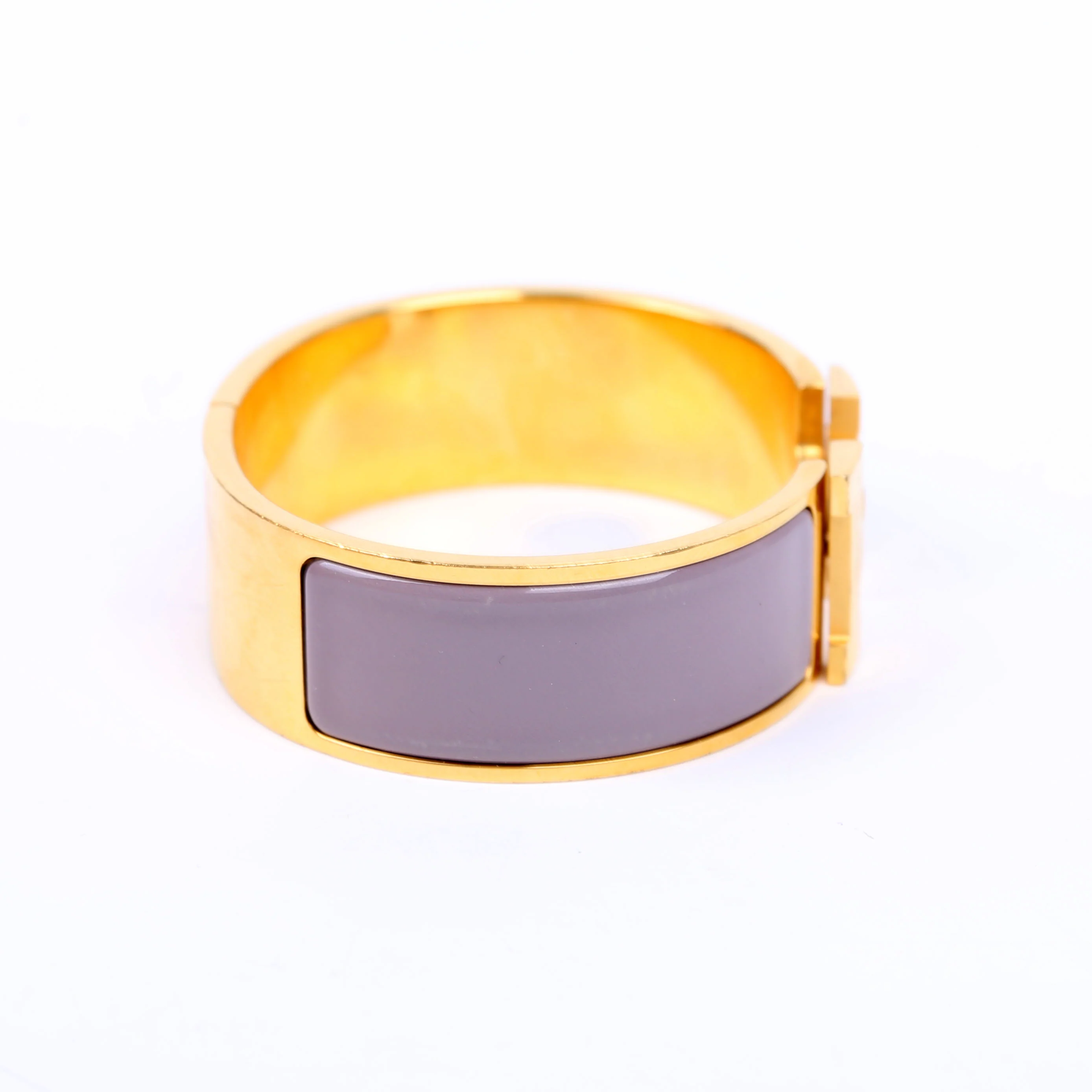Clic Clac Wide GM Bracelet Gold/Purple - Image 4