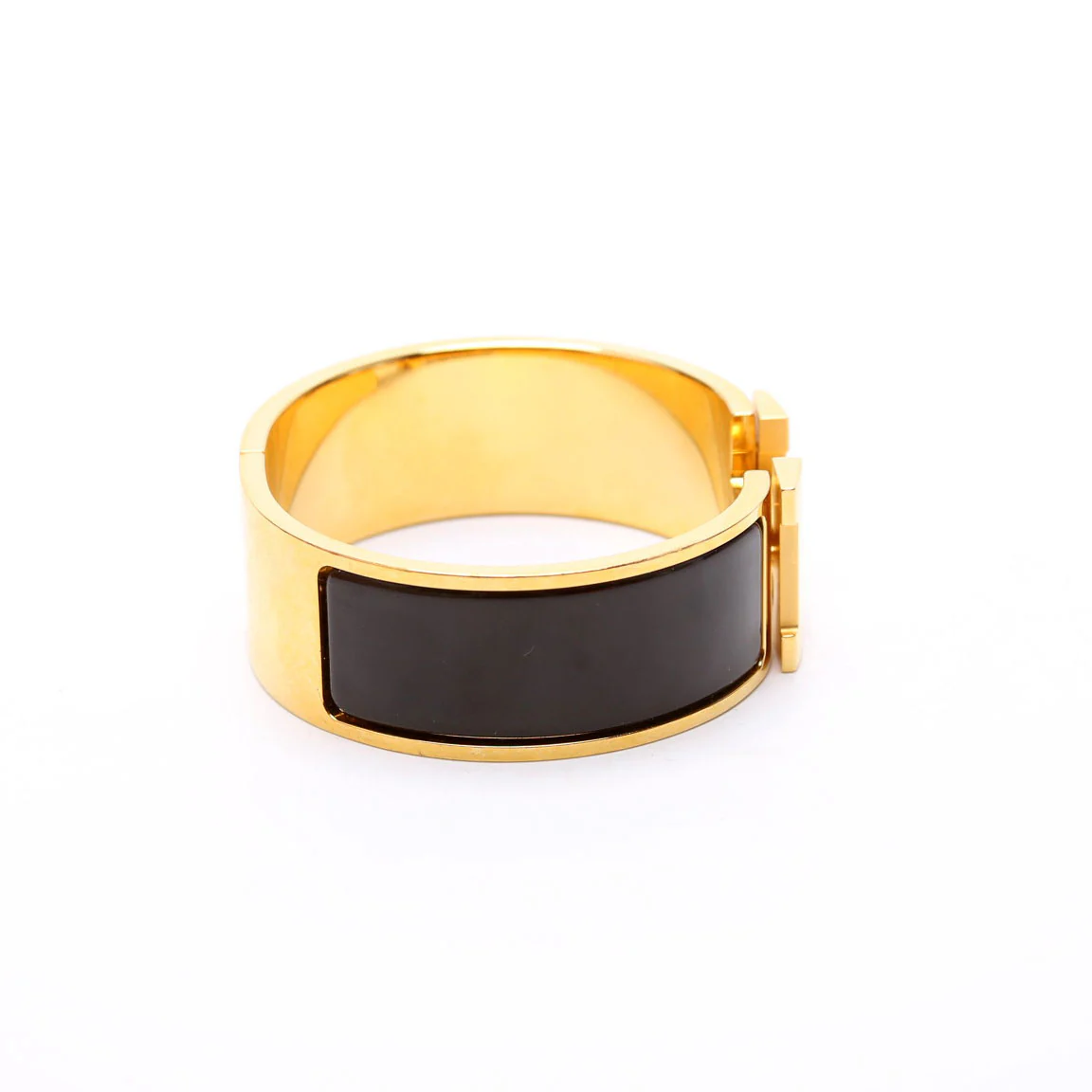 Clic Clac Wide PM Bracelet Gold/Black - Image 4