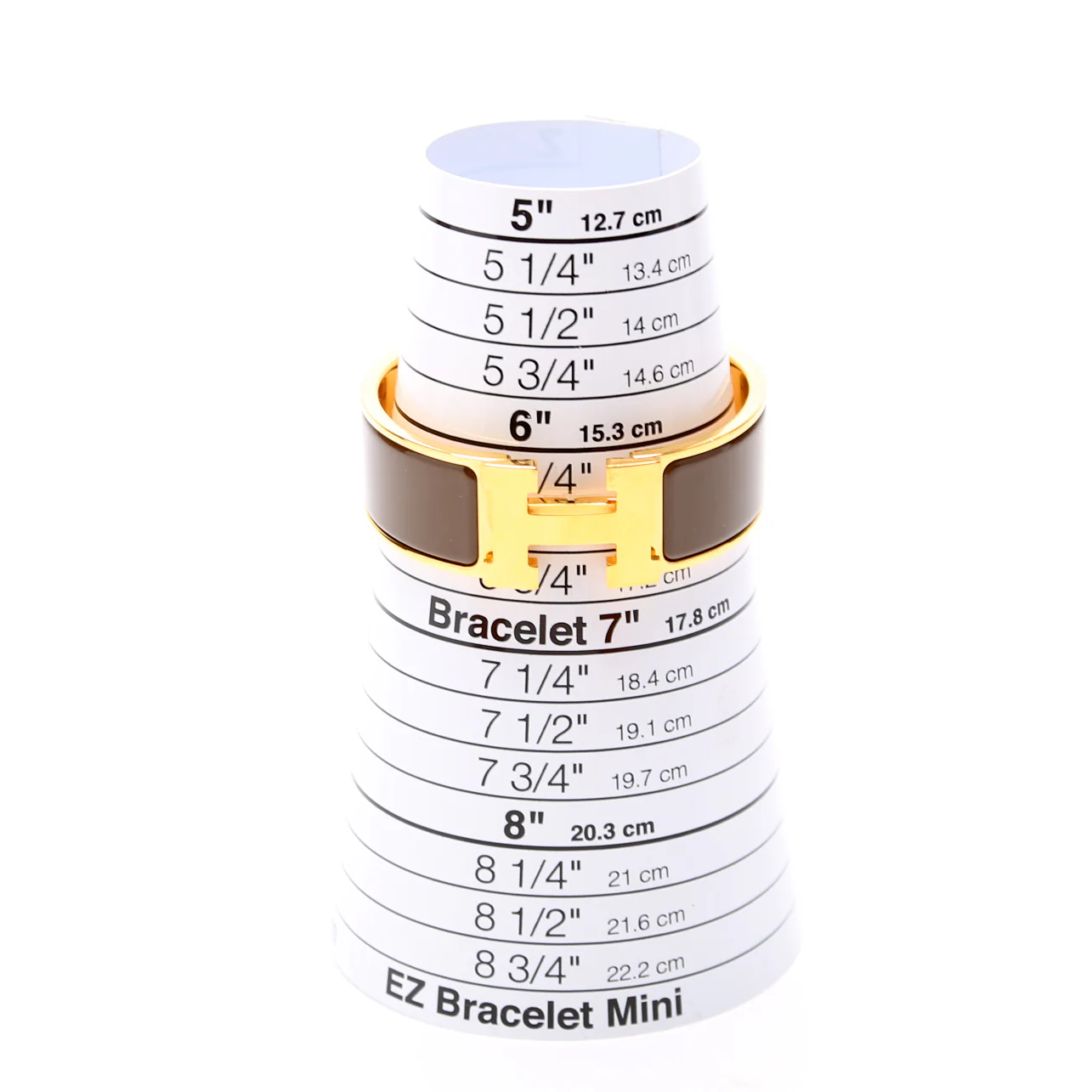 Clic Clac Wide PM Bracelet Gold/Brown - Image 5