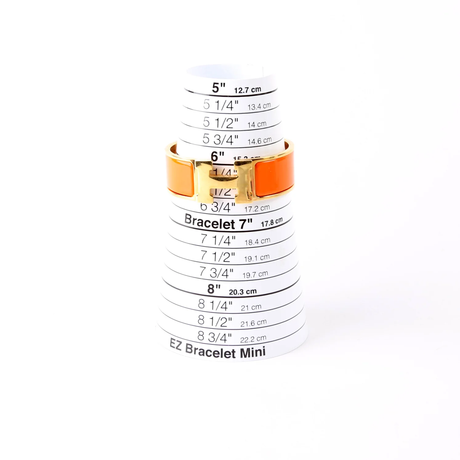 Clic Clac Wide PM Bracelet Gold/Orange - Image 9