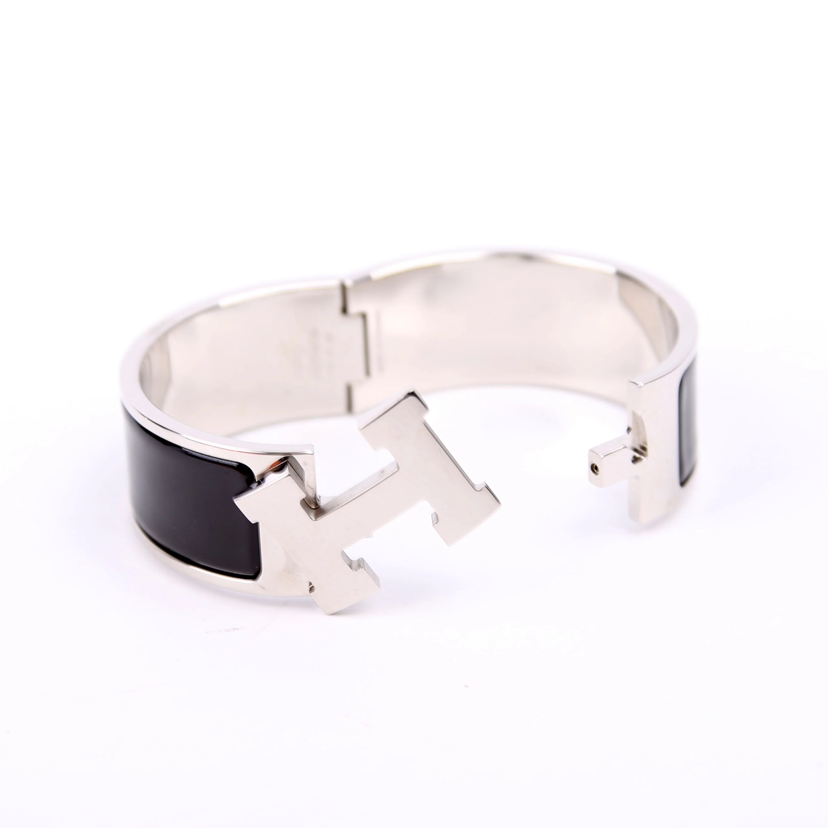 Clic Clac Wide PM Bracelet Silver/Black - Image 5