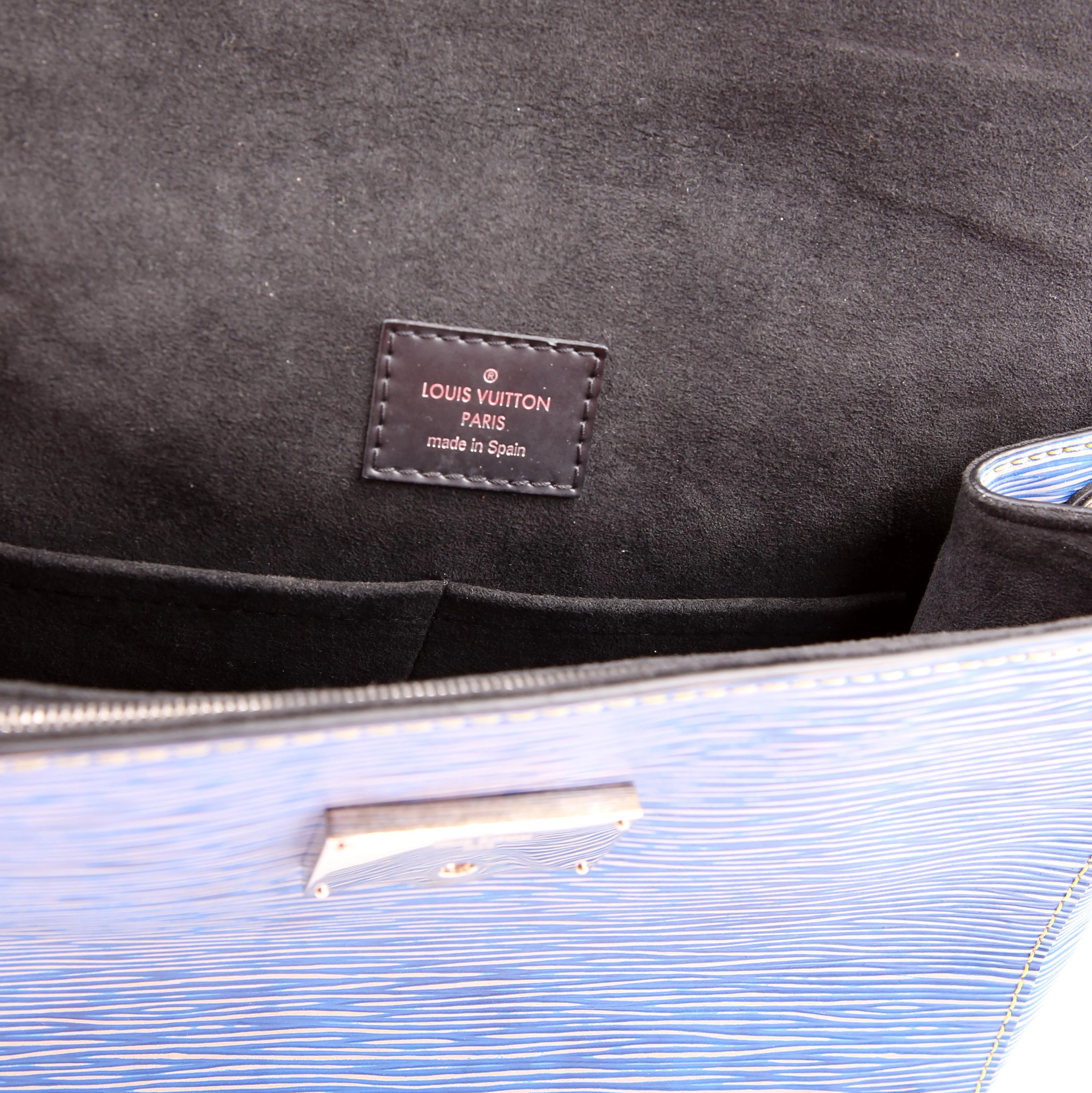 Cluny BB Epi Blue/Black - Image 11