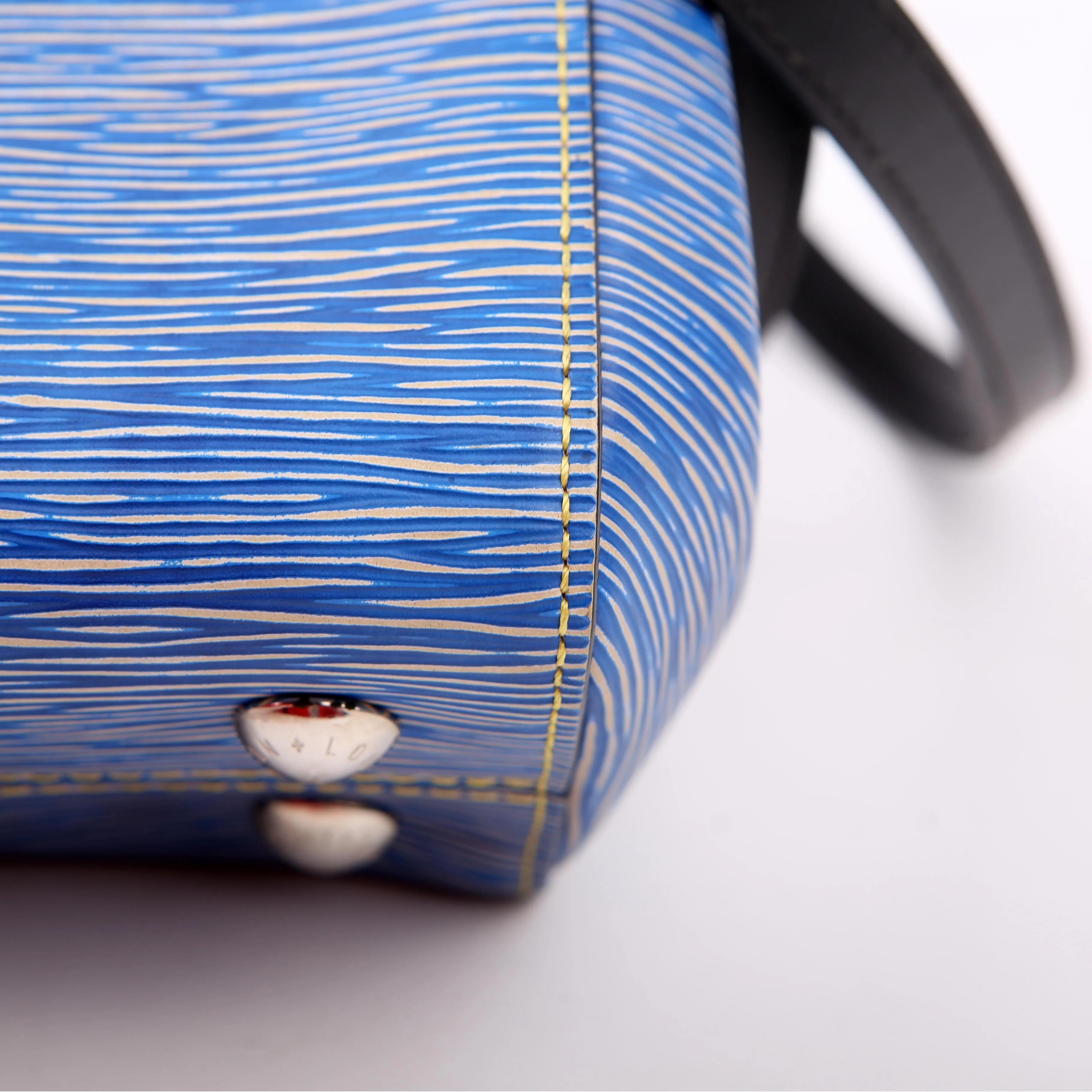 Cluny BB Epi Blue/Black - Image 8