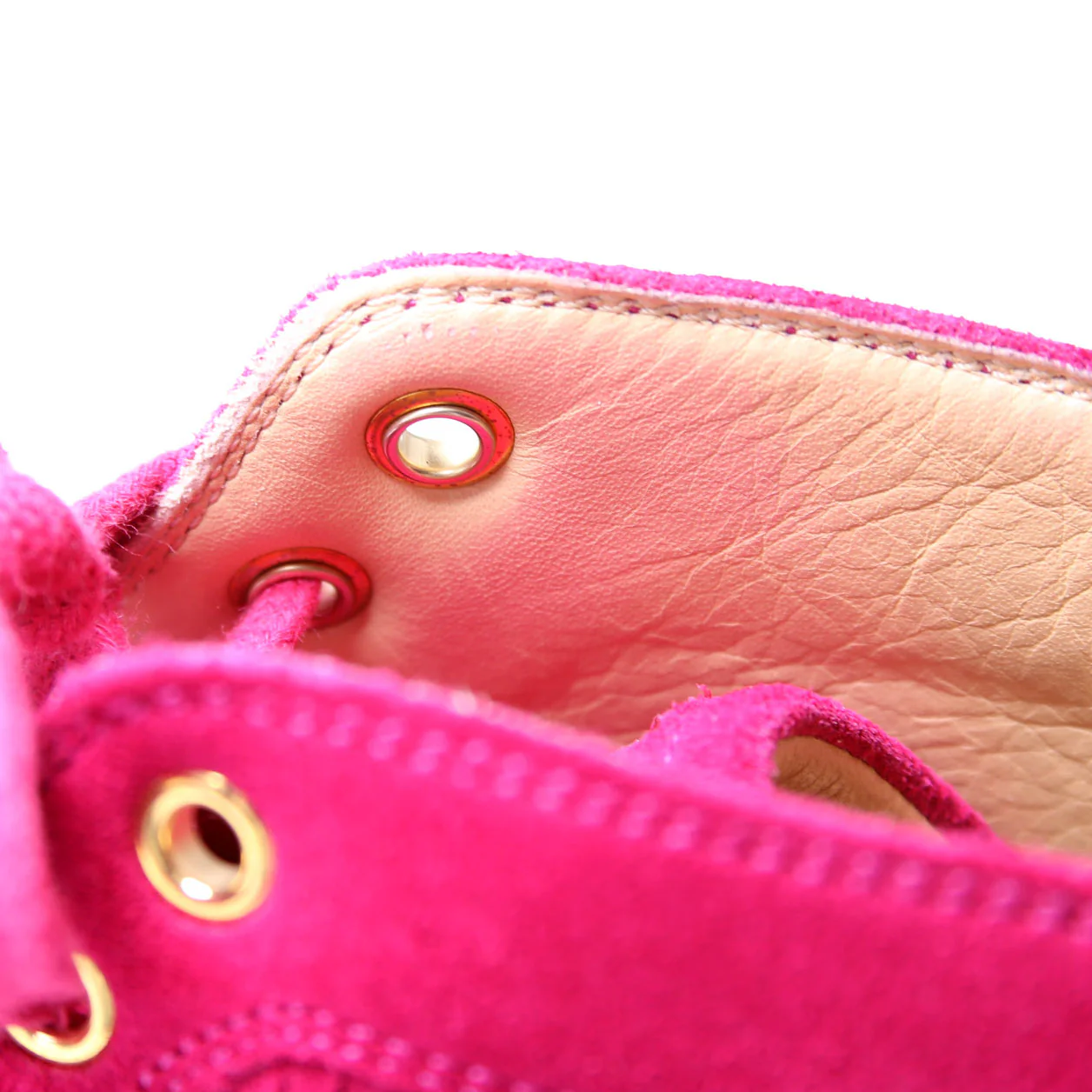 Coachelita Crosta Flat Sneakers Suede Size 36.5 Pink - Image 6