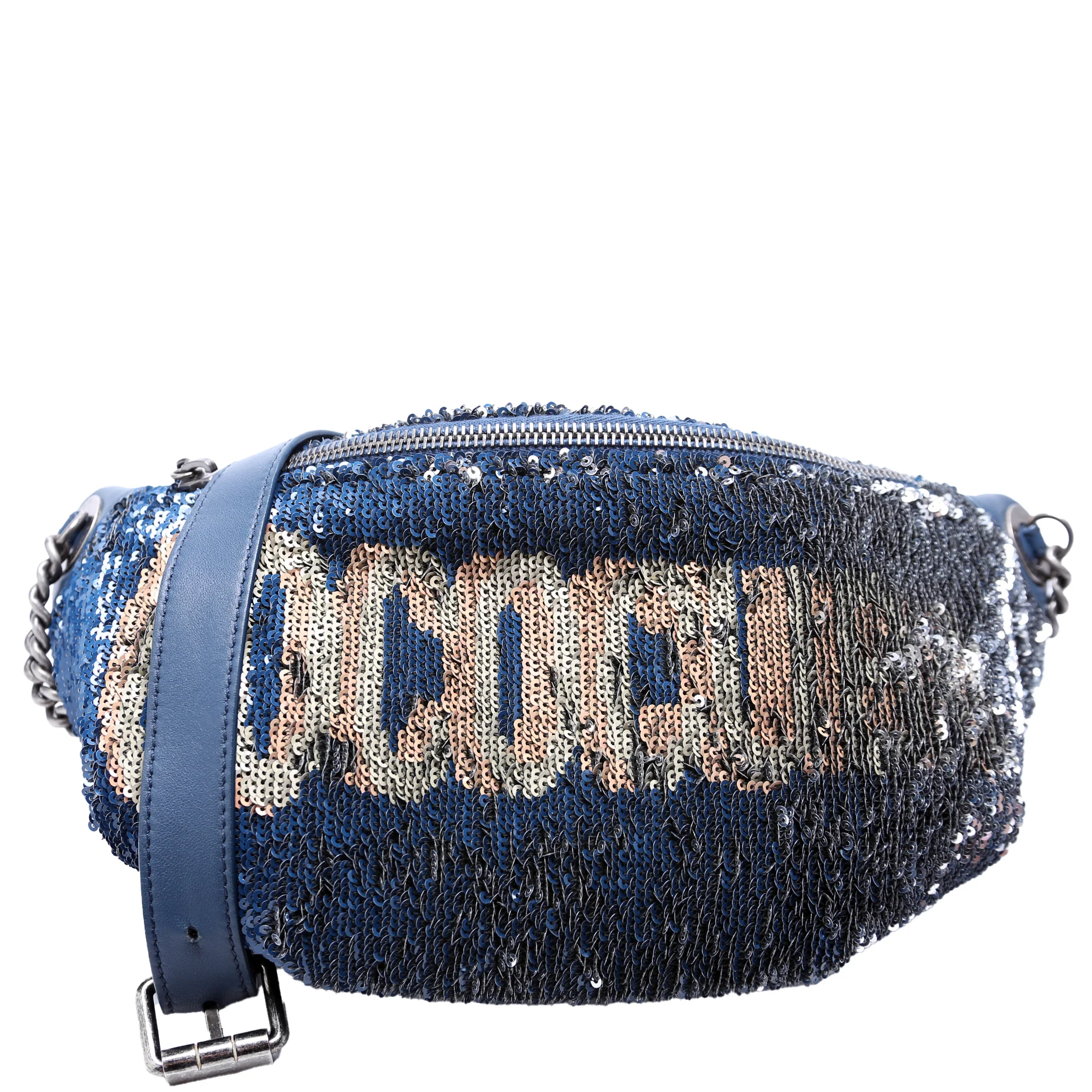 Coco Cuba Sequined Belt Bag 23M Blue