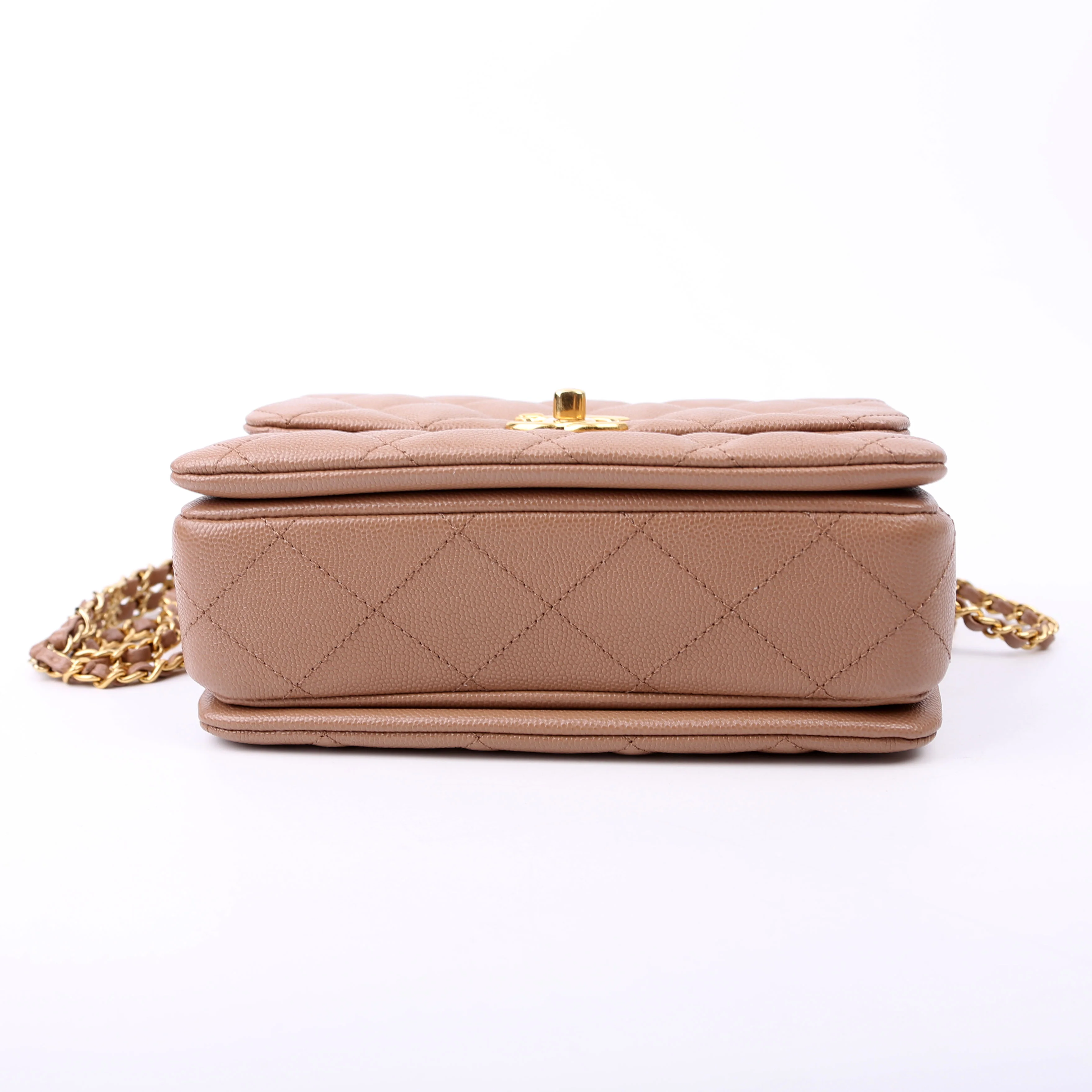 Coco First Flap Caviar RFID Beige - Image 5