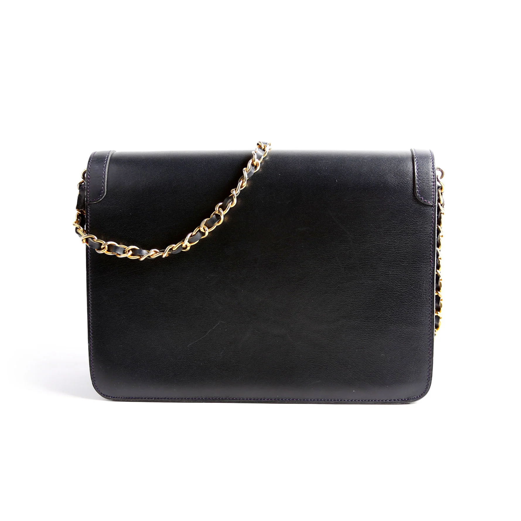 Coco Mark Flap Calfskin Vintage Navy - Image 2
