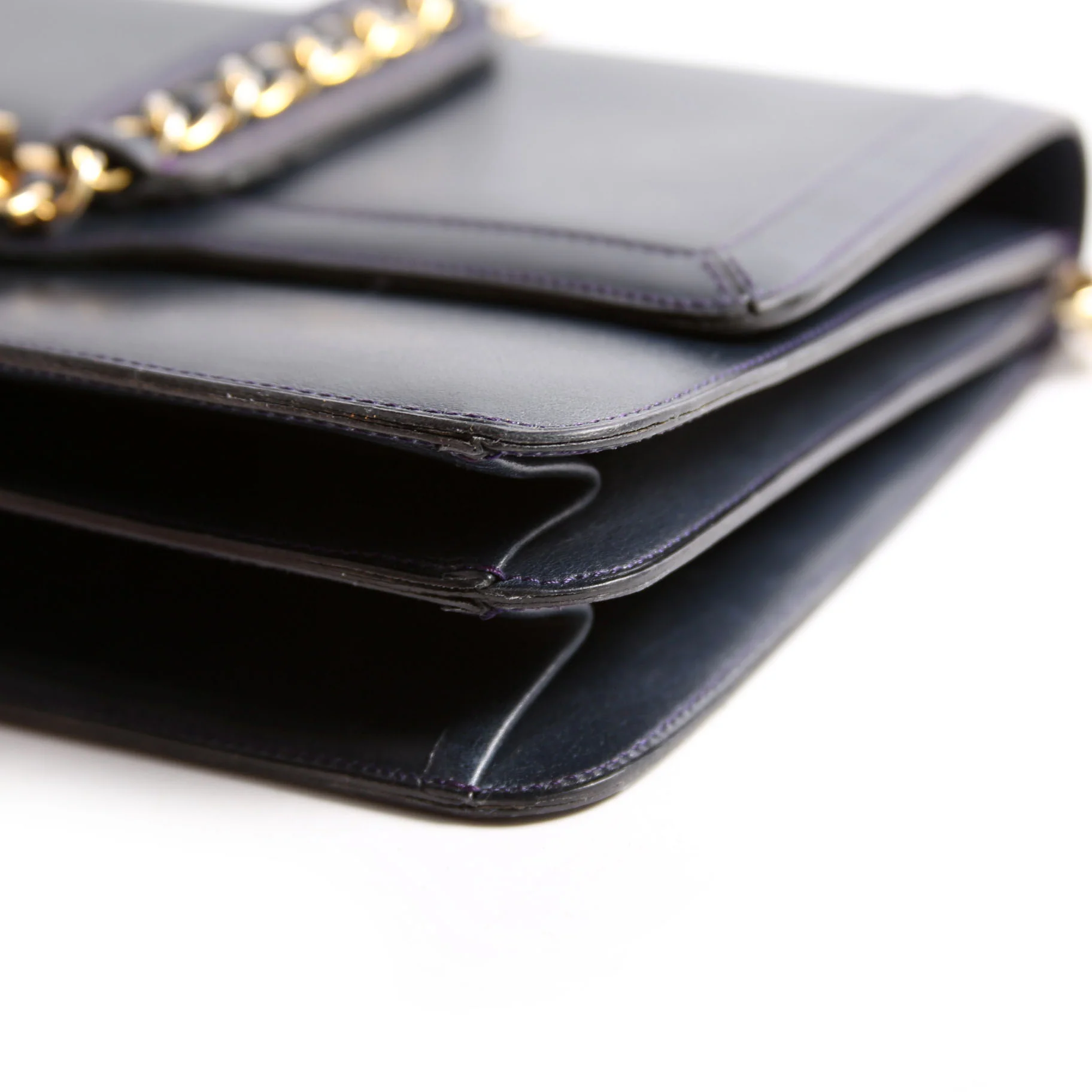 Coco Mark Flap Calfskin Vintage Navy - Image 7