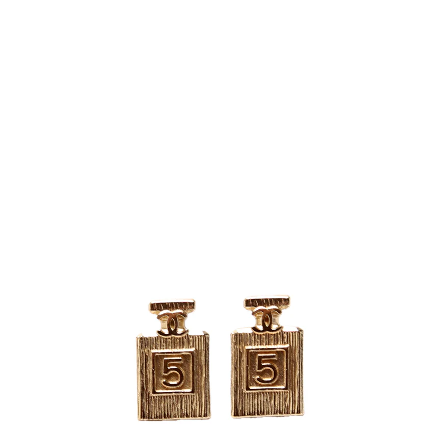 Coco No. 5 Perfume Bottle Earrings