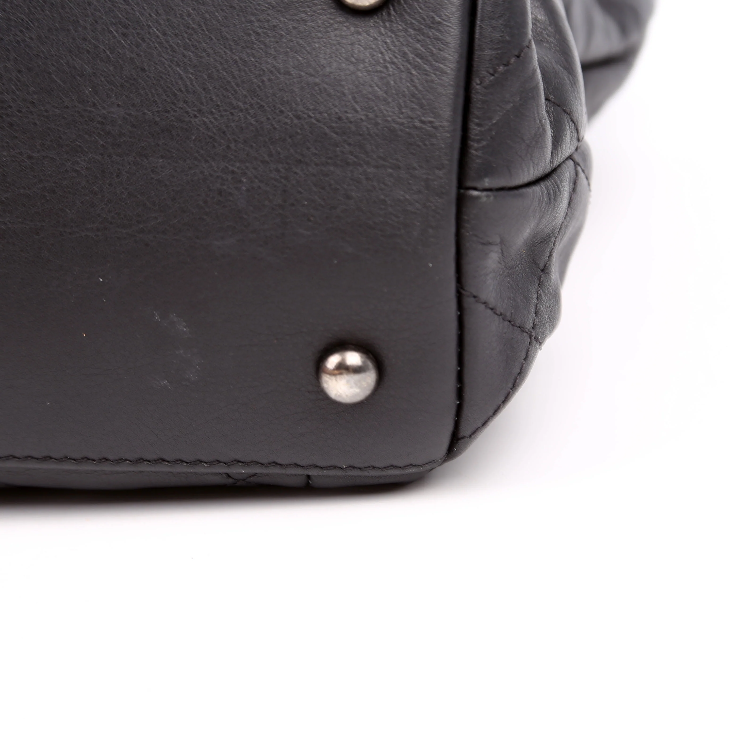 Coco Pleats Tote 16M Black - Image 9