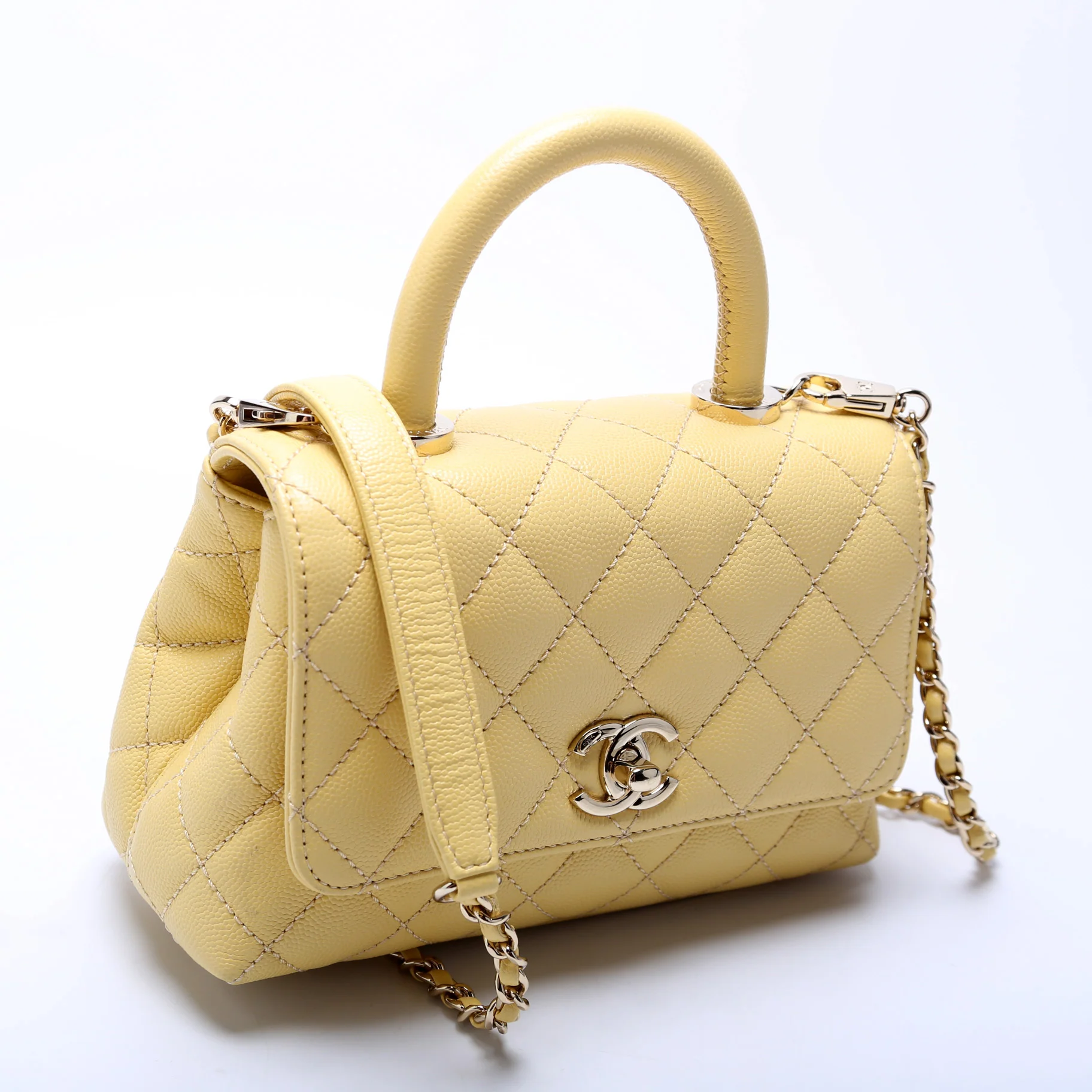 Coco Top Handle Mini Caviar - Image 2