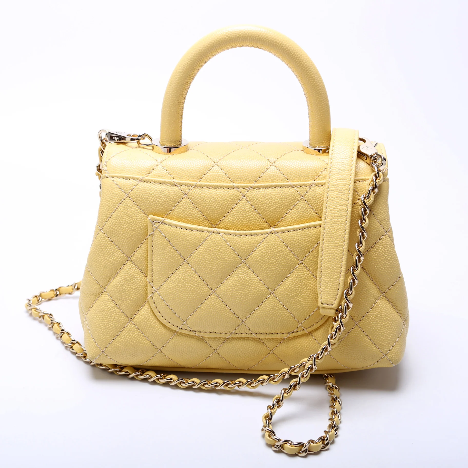 Coco Top Handle Mini Caviar - Image 3
