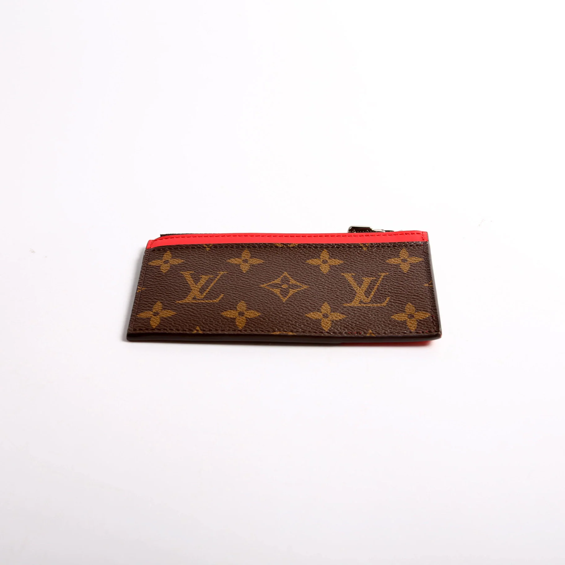 Coin Card Holder Taiga Monogram Red - Image 3