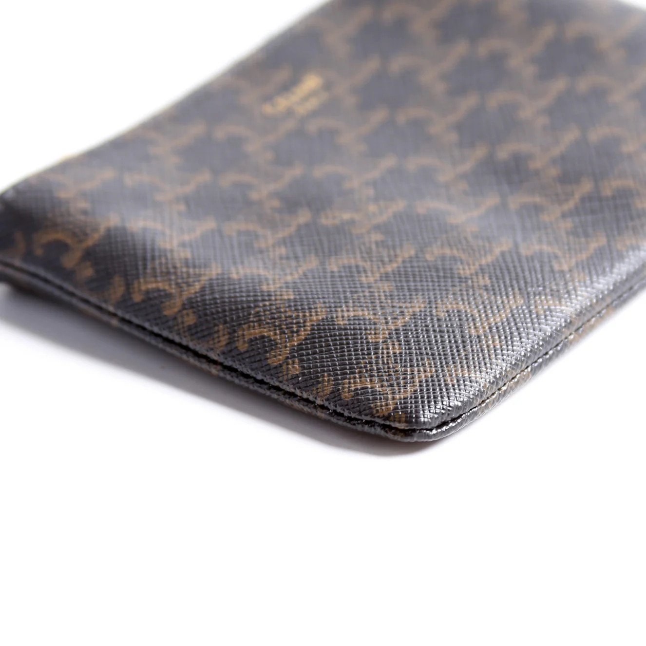 Coin Card Pouch Triomphe Canvas Brown - Image 6