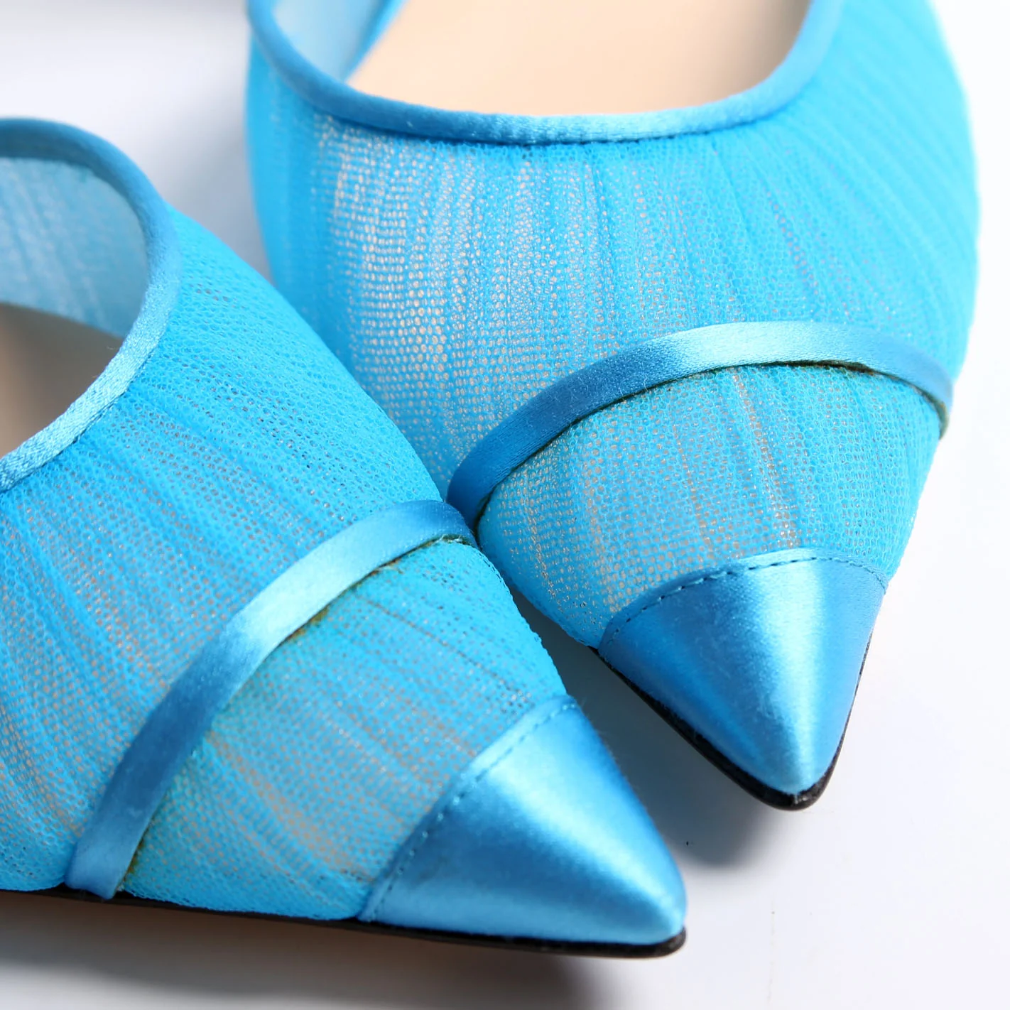 Colibri Lite 85MM Tulle Satin Size 37.5 Blue - Image 7