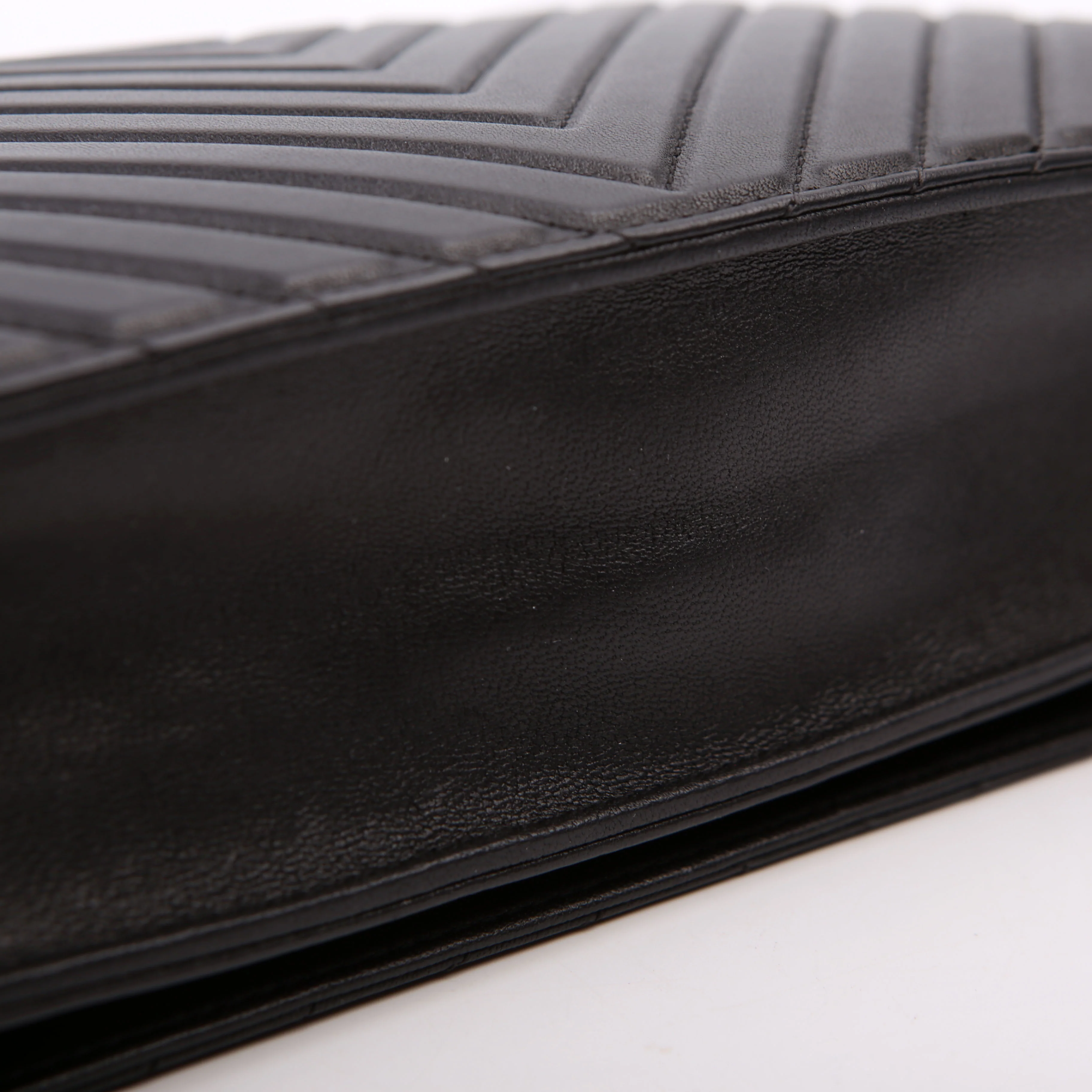 Collar And Tie Flap Chevron Sheepskin 23M Black - Image 9