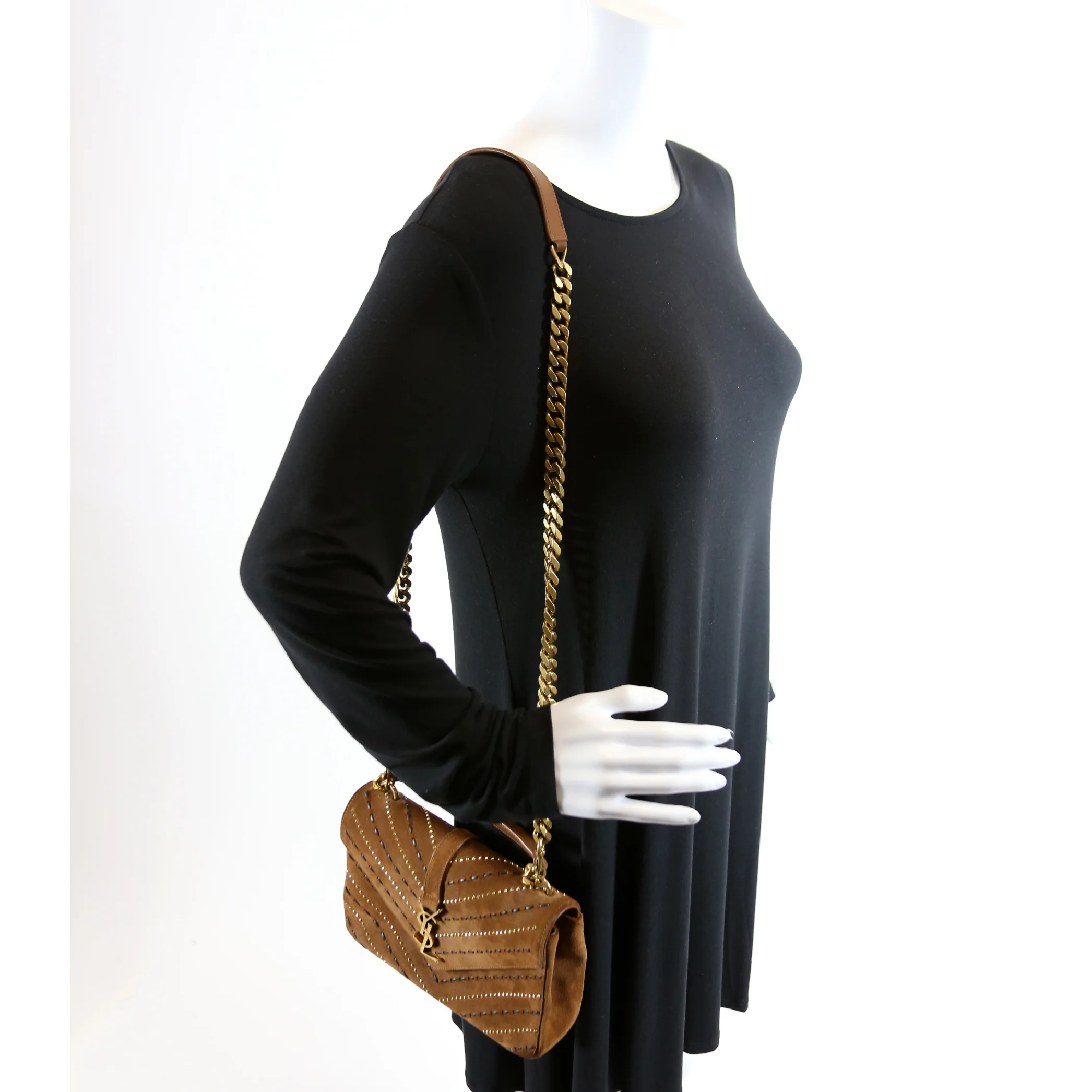 College Bag Medium Studded Suede 487213/428056/600279 - Image 10