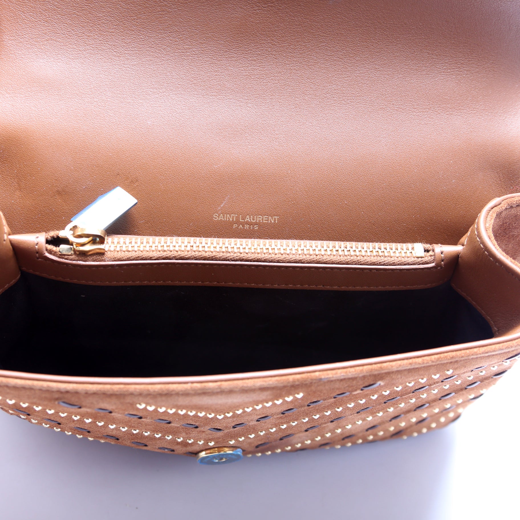 College Bag Medium Studded Suede 487213/428056/600279 - Image 8
