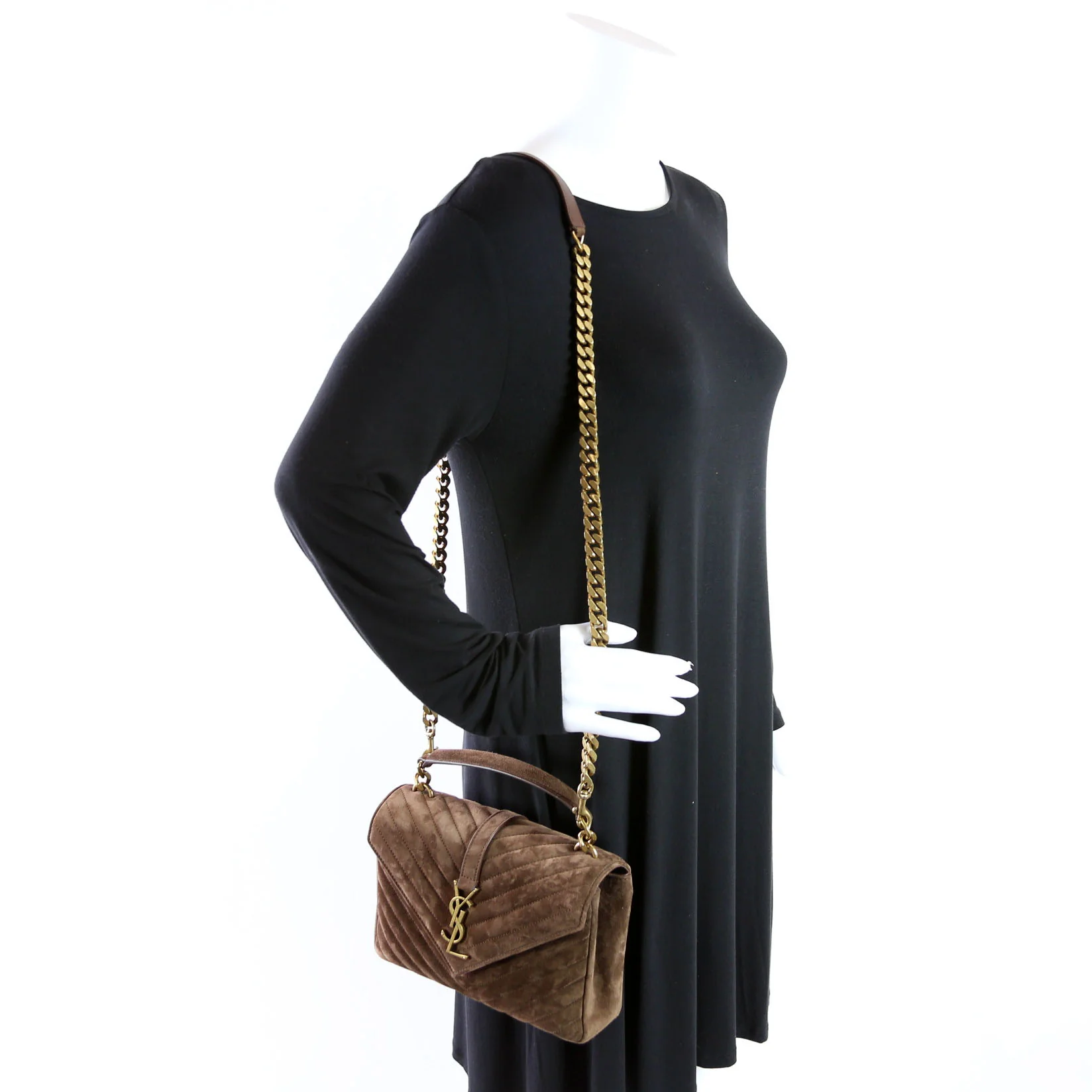 College Bag Medium Suede 600279 - Image 13