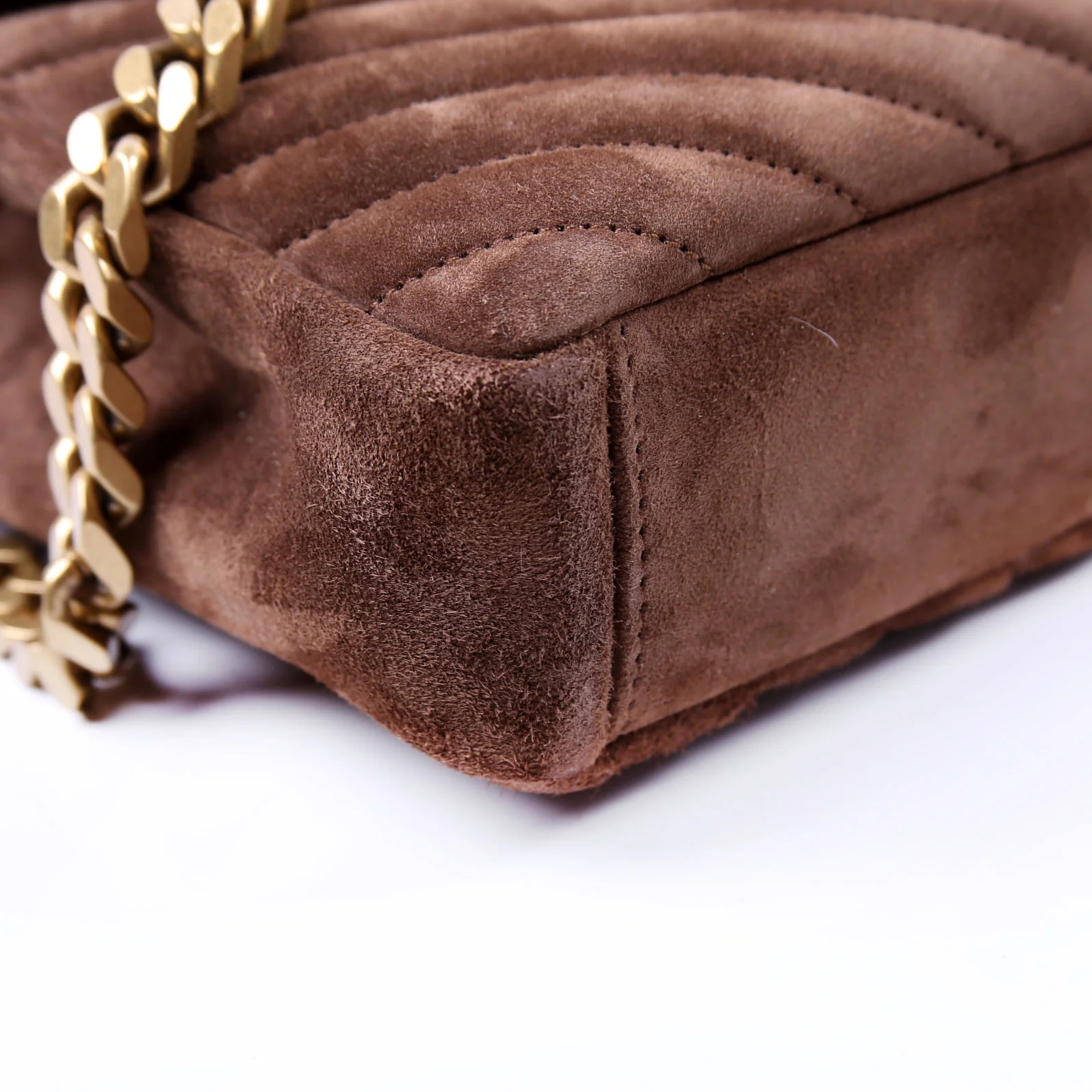 College Bag Medium Suede 600279 - Image 6