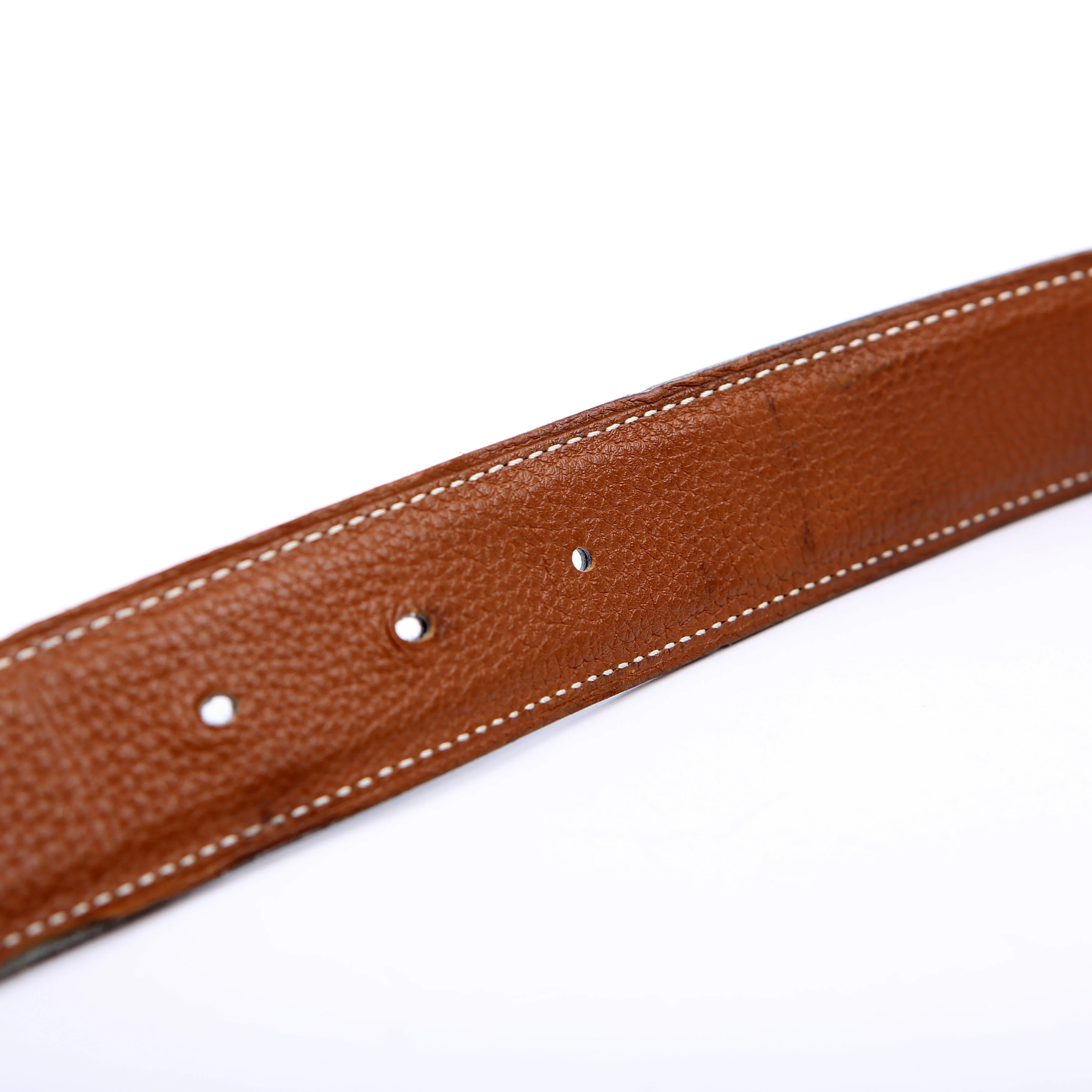 Constance H Reverse Leather Belt Size 85 - Image 11