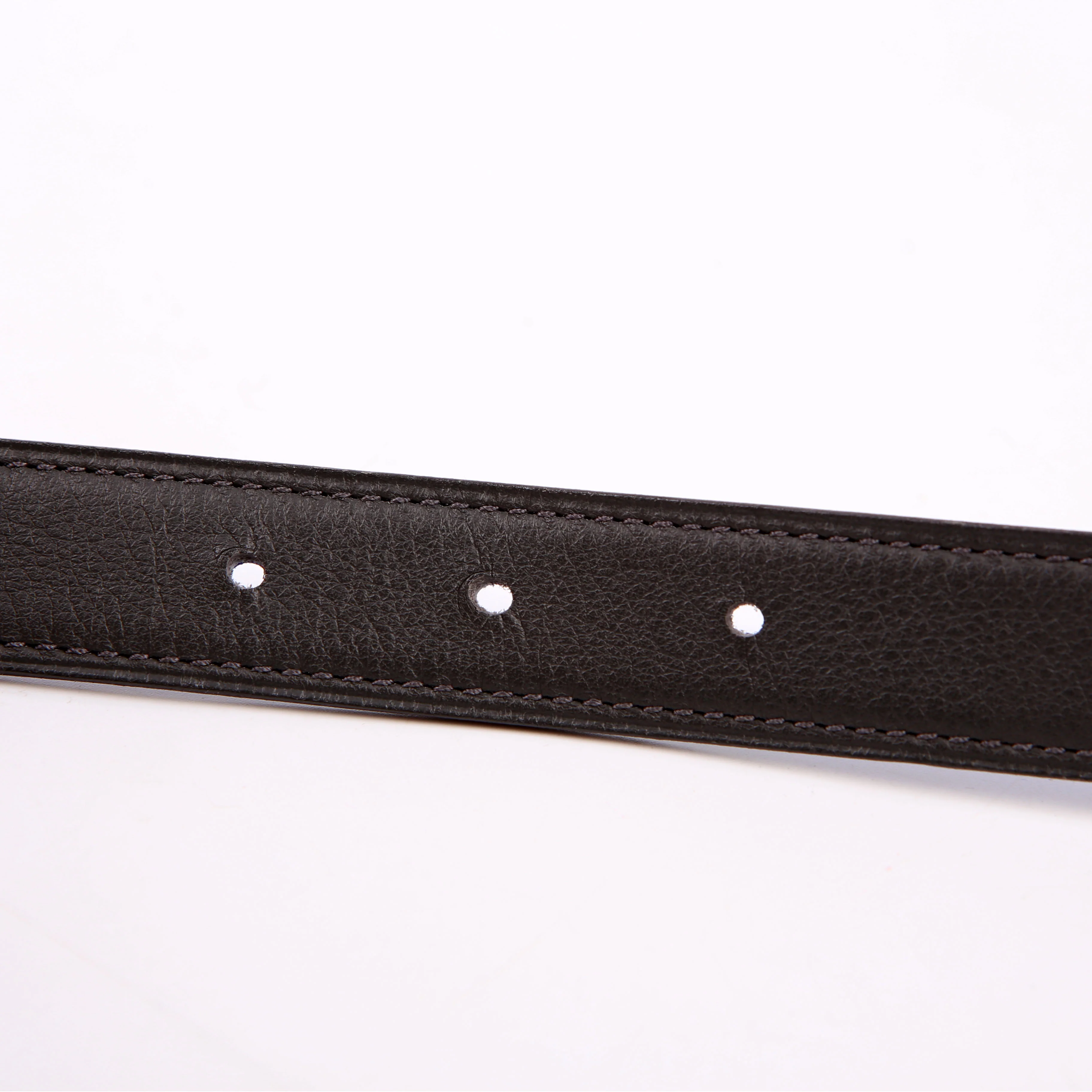 Constance H Reversible Belt Size 85 Gray/Blue - Image 4